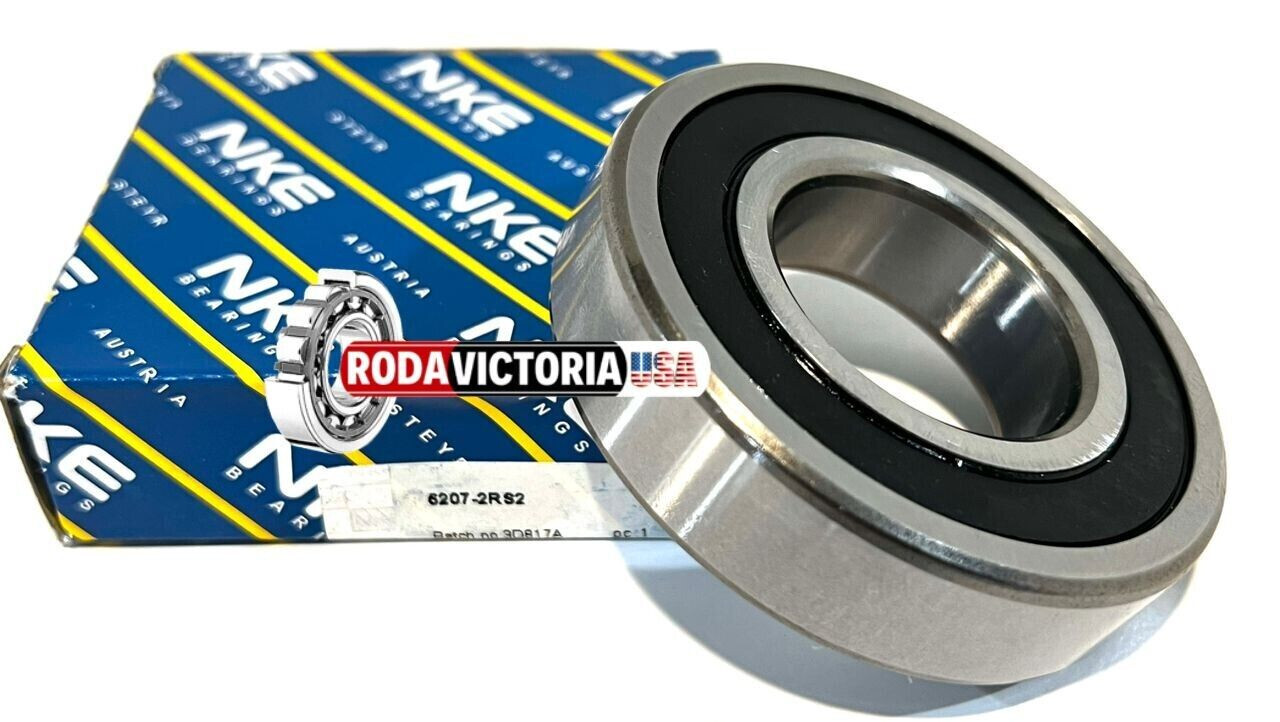 NKE 6207-2RS C3 Premium Sealed Ball Bearing 35x72x17mm 6207DDU 6207LLU