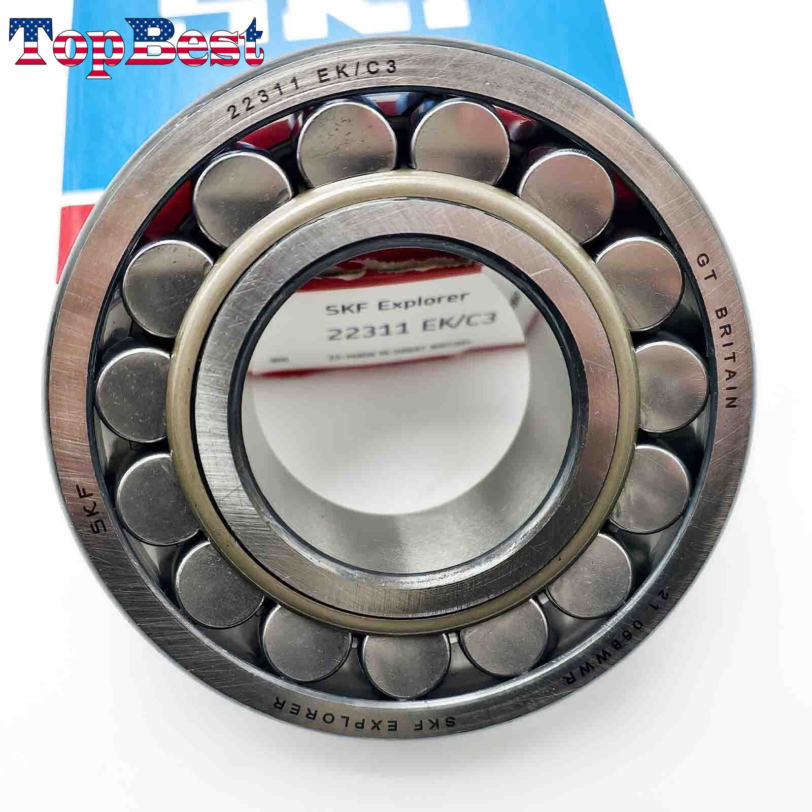 1pcs New Spherical Roller Bearing for SKF 22311 EK/C3 55x120x43mm