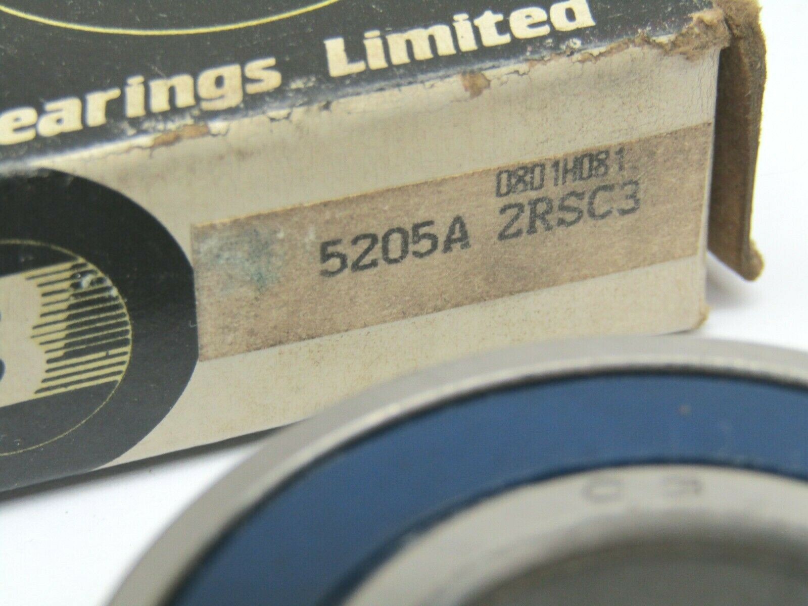 Bearings Limited 5205A-2RS C3 25mm x 52mm x 13/16″ Angular Contact Bearing