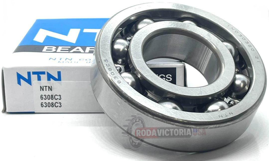 NTN JAPAN 6308 CM DEEP GROOVE BALL BEARING, OPEN, NO SEALS 40x90x23mm
