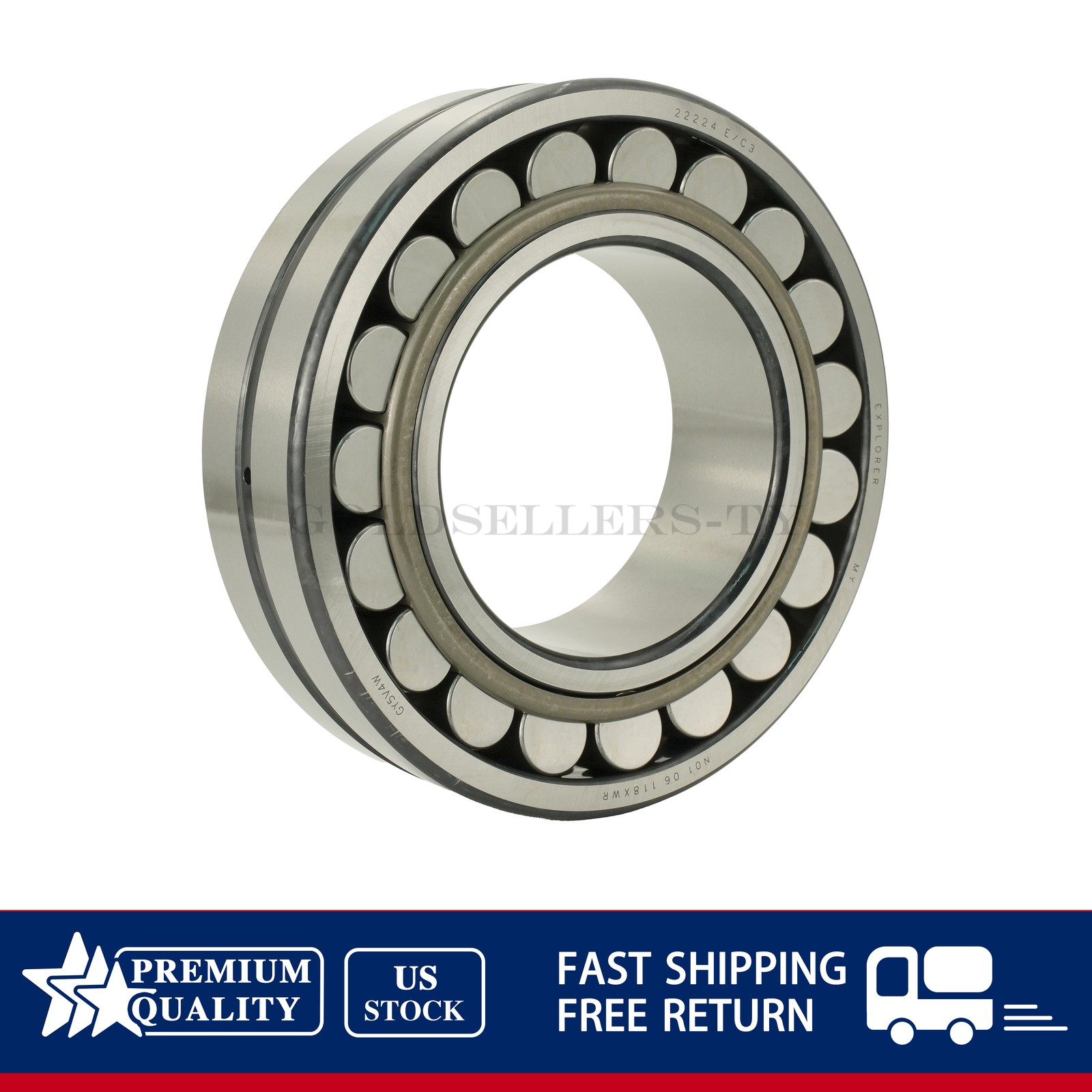 NEW For SKF Spherical Roller Bearing 22224 E/C3 120×215×58 mm