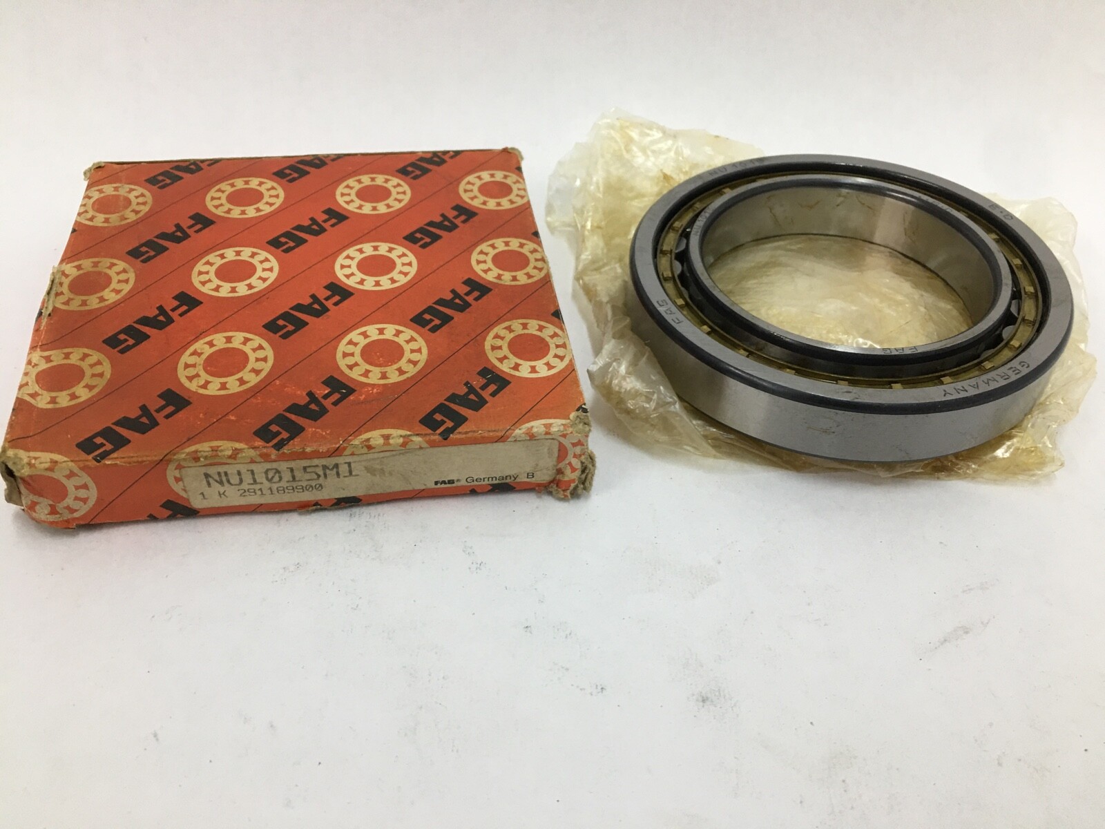 FAG NU1015M1 CYLINDRICAL ROLLER BEARING 75x115x20 mm NU 1015 M1 NU1015M GERMANY