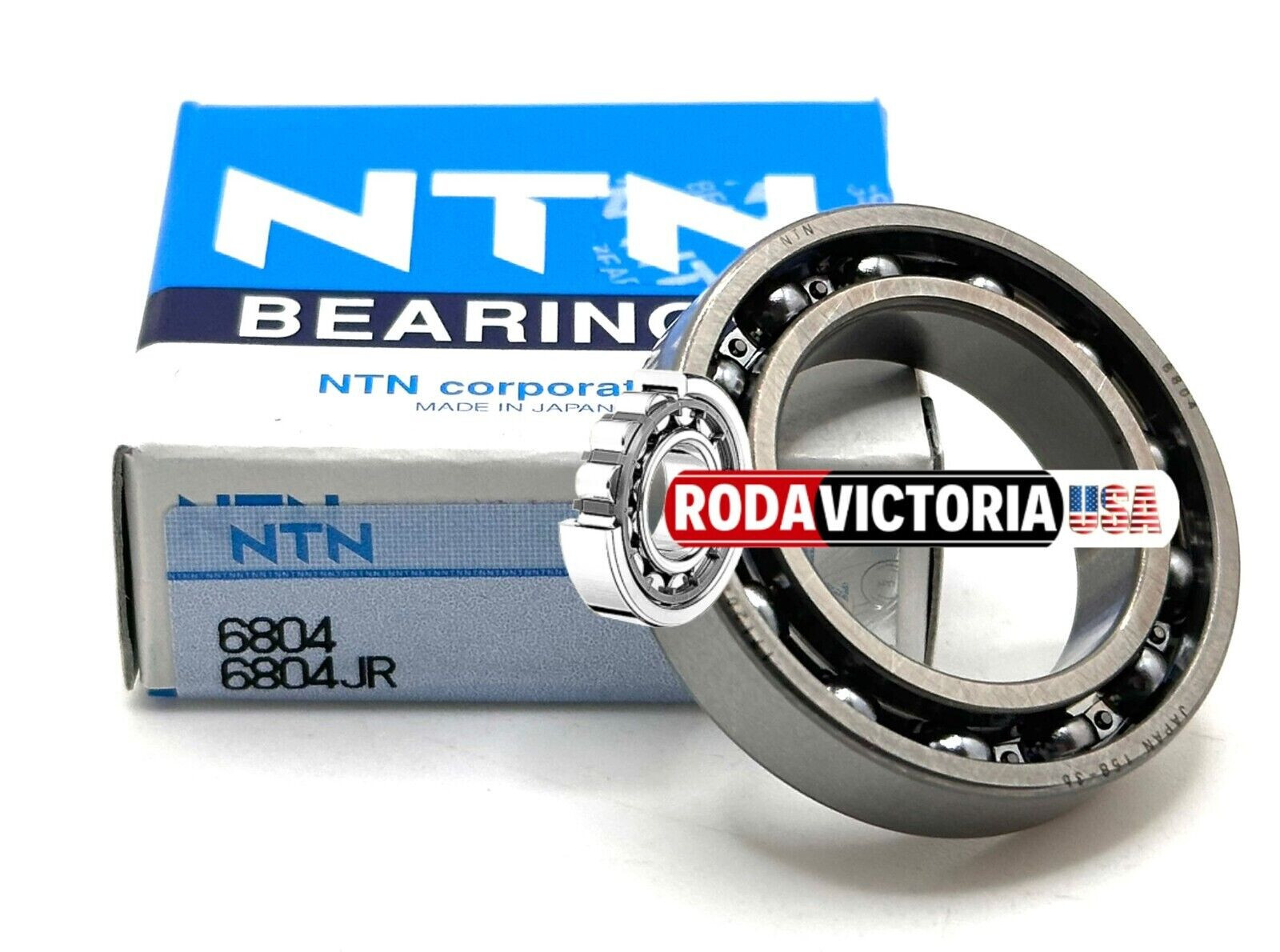 NTN JAPAN 6804 JR DEPP GROOVE BALL BEARING, OPEN, NO SEALS 20x32x7mm