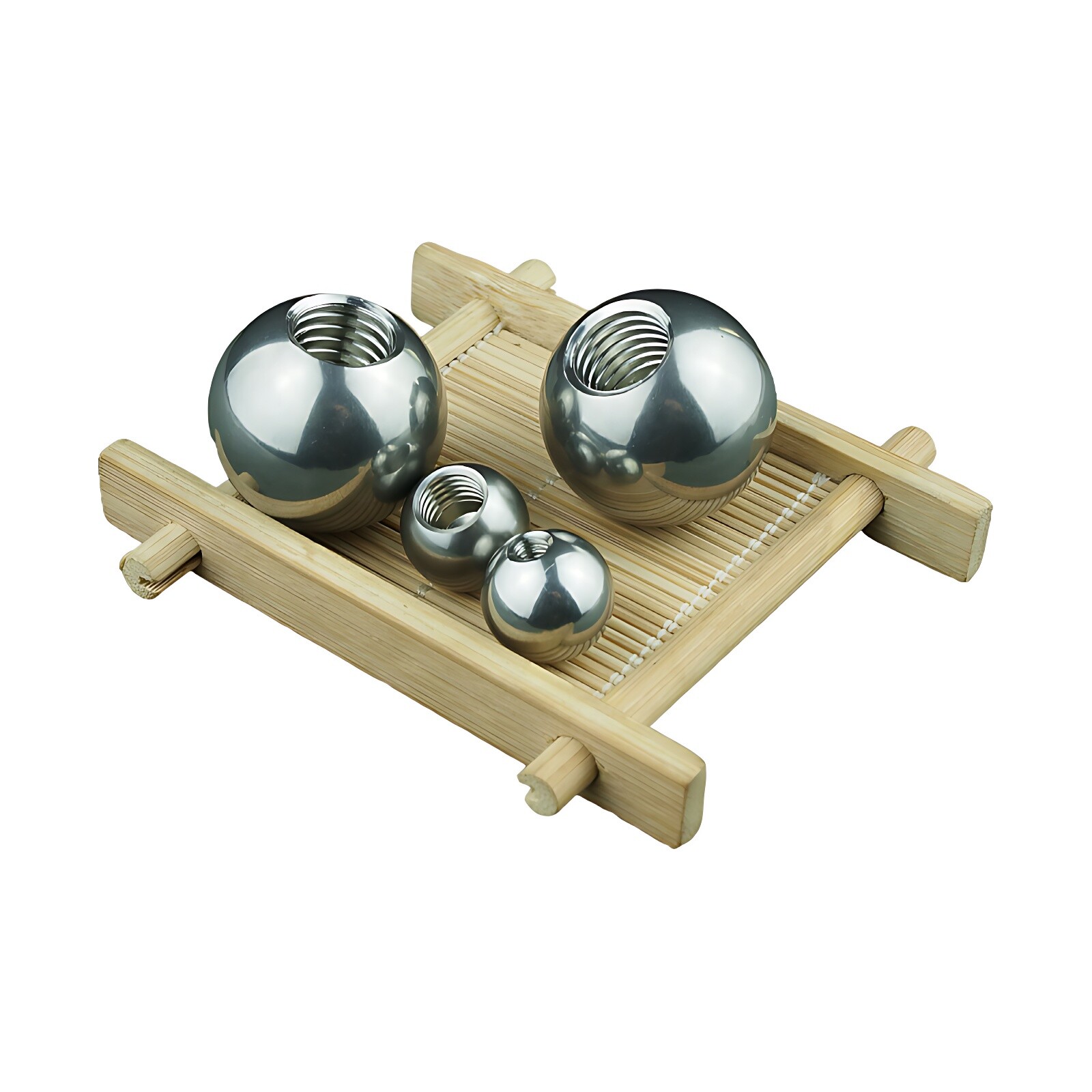 Stainless Steel Ball Bearing with Half Thread Ø 5-60mm Blind Hole Ball Knob Nuts