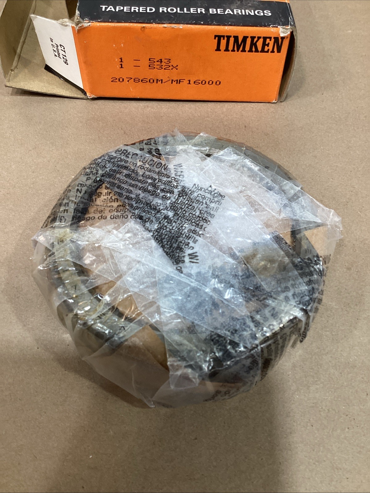 543/532x – Timken Taper Roller Bearing – 1.5748×4.25×1.4375inches NEW