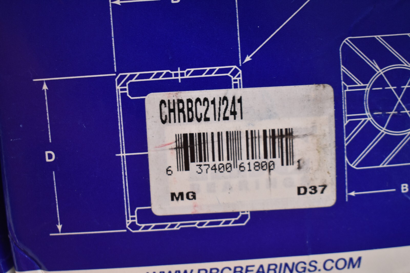 RBC Bearings Crowned Heavy Stud Screw Drive Slot CHRBC21/241 Replacement