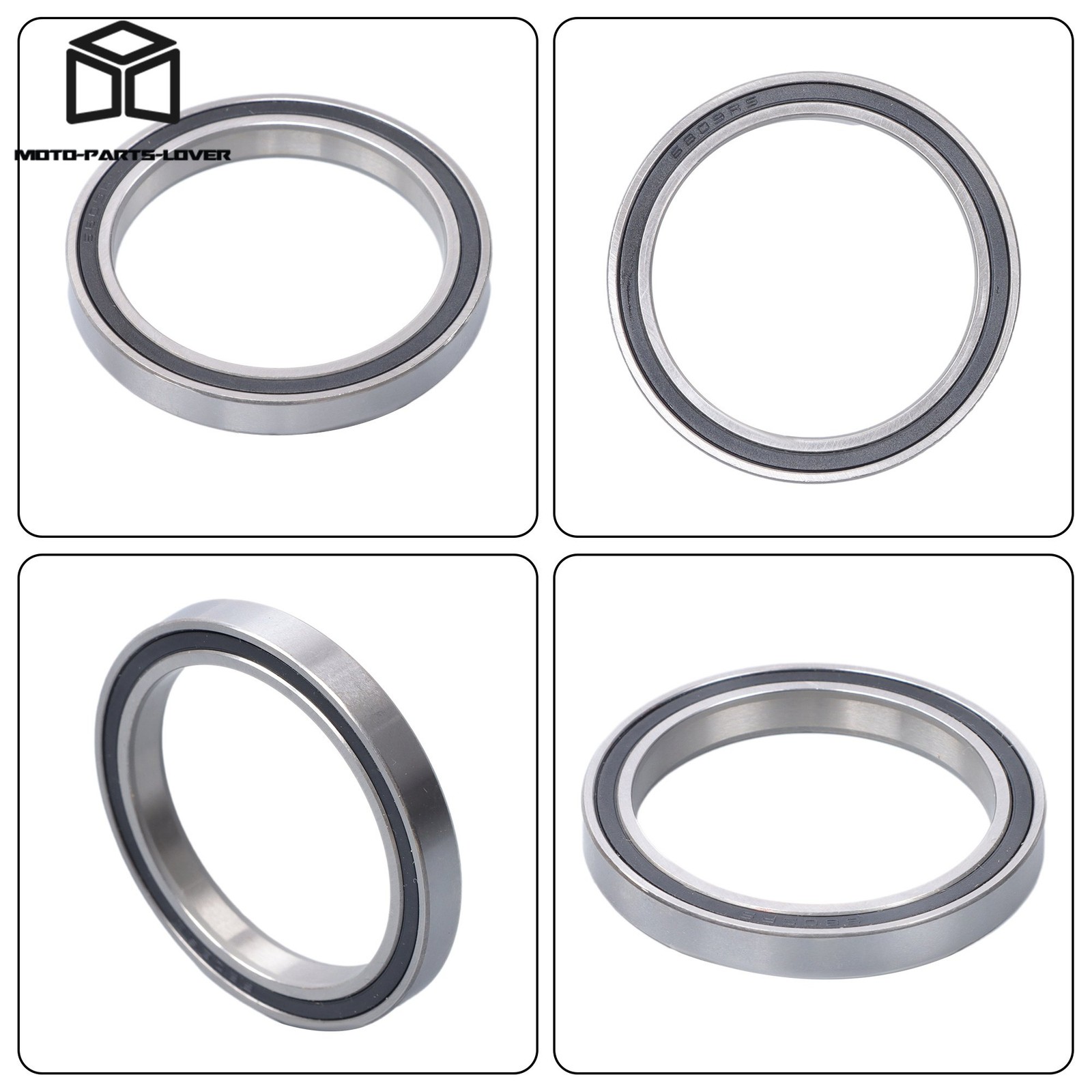 6809-2RS Rubber Sealed Ball Bearings 10pcs 45x58x7mm Set