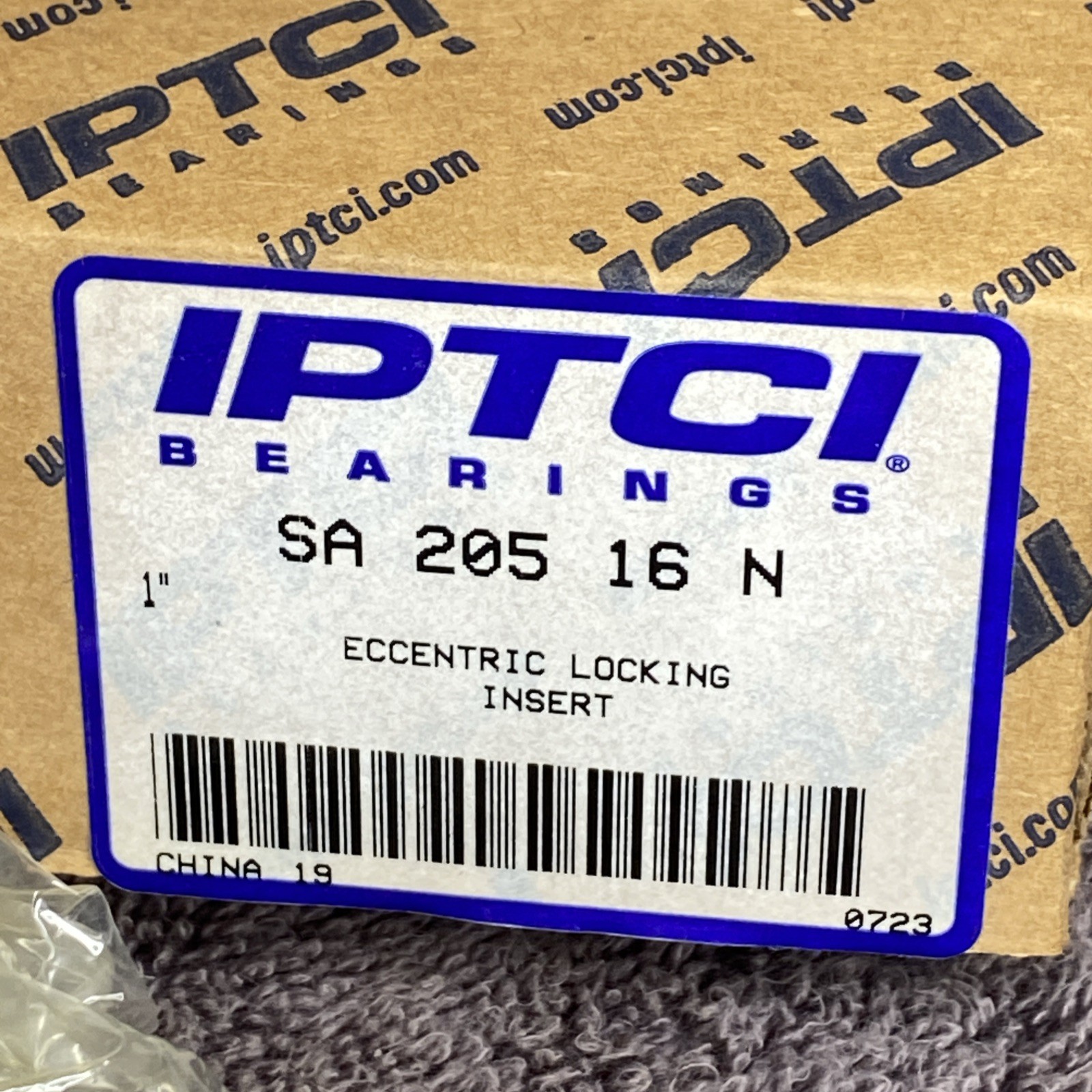 IPTCI SA205-16N Eccentric Locking Insert Bearing 1″ Bore