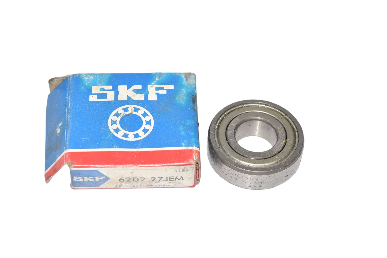 NEW SKF 6202 2ZJEM Radial/Deep Groove Ball Bearing – Round Bore, 15 mm ID