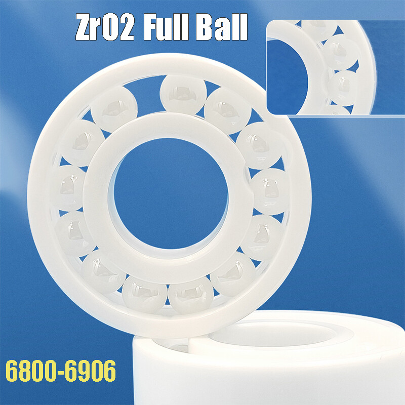 Zirconia Ceramic Bearing 6000-6906 ZrO2 Full Ball/With Retainer Ball Bearings
