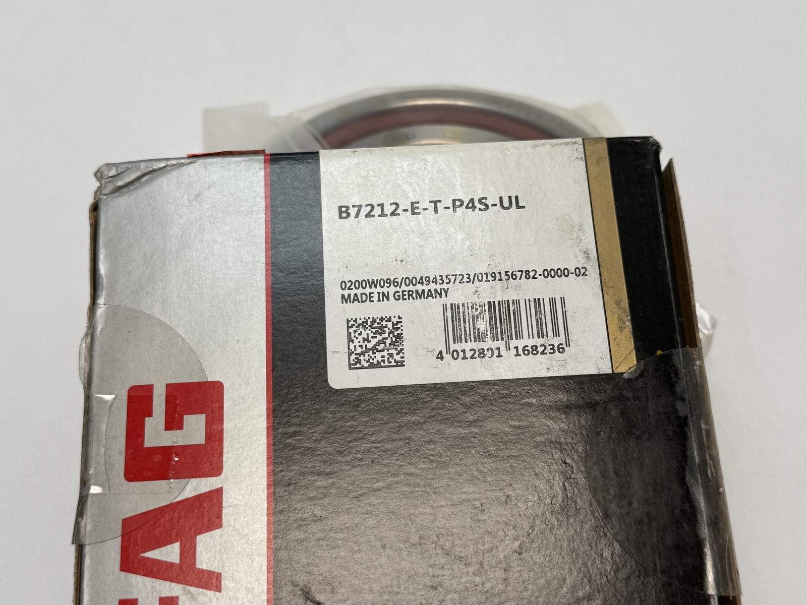 FAG B7212-E-T-P4S-UL Angular Bearing B7212ETP4SUL 7212ACD 60x110x22 mm