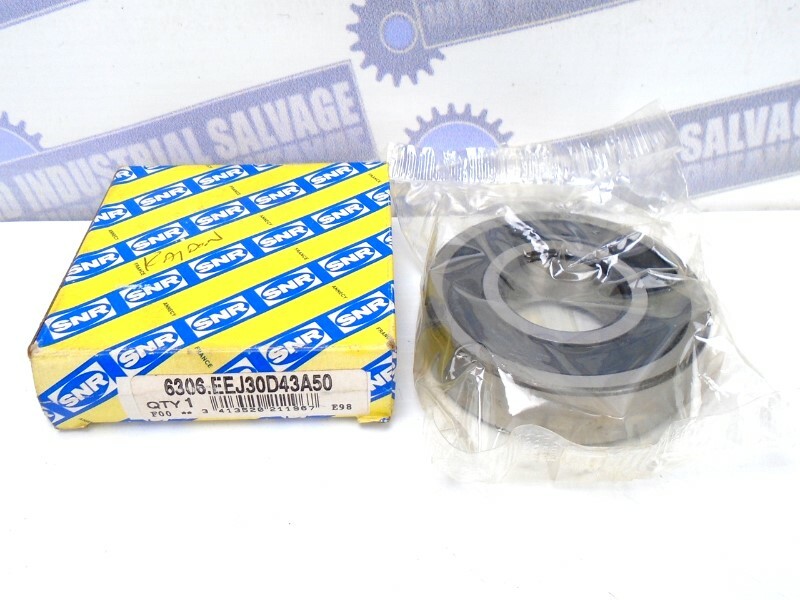SNR – 6306 NR – SNR Sealed Deep Groove Bearing – 30 x 72 x 19mm (NEW IN BOX)