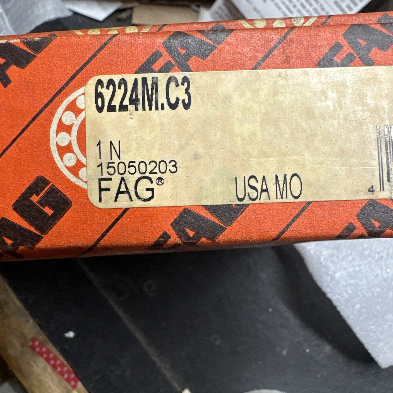 6222-M-C3 Deep Groove Bearing 110 x 200 X 38mm Fag bearing New!!