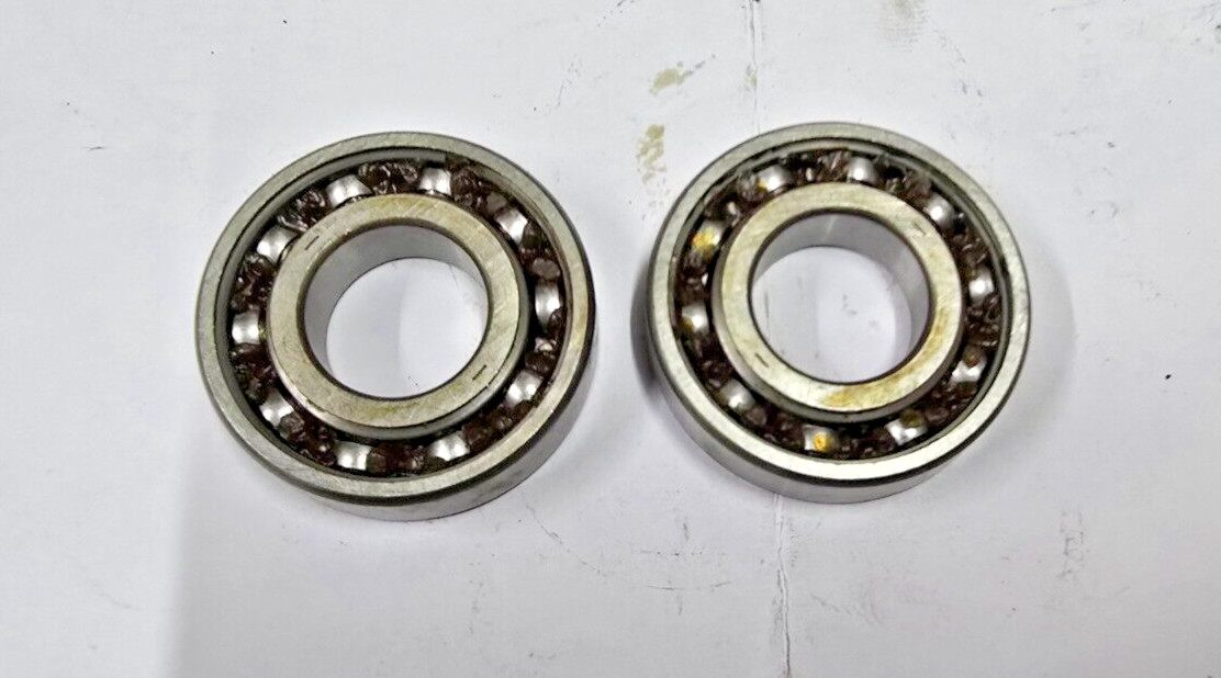 7R10 Ball Bearings NEW OPEN PEER KSK JAPAN ONE SIDE SHIELDED 7R10Z LOT OF 2 7R10