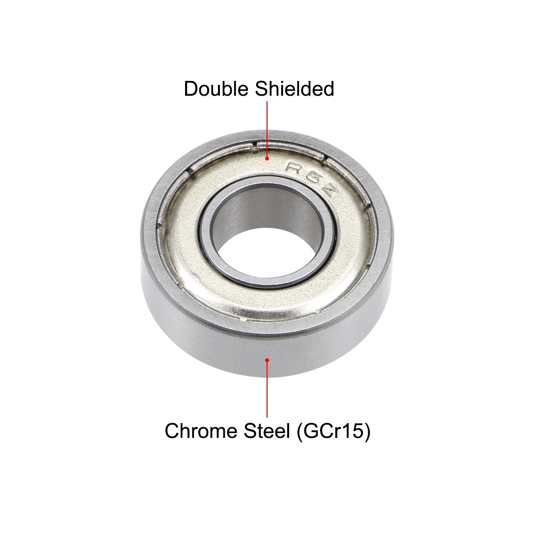 10x R6ZZ Deep Groove Ball Bearing Double Shielded ABEC-5 Bearings