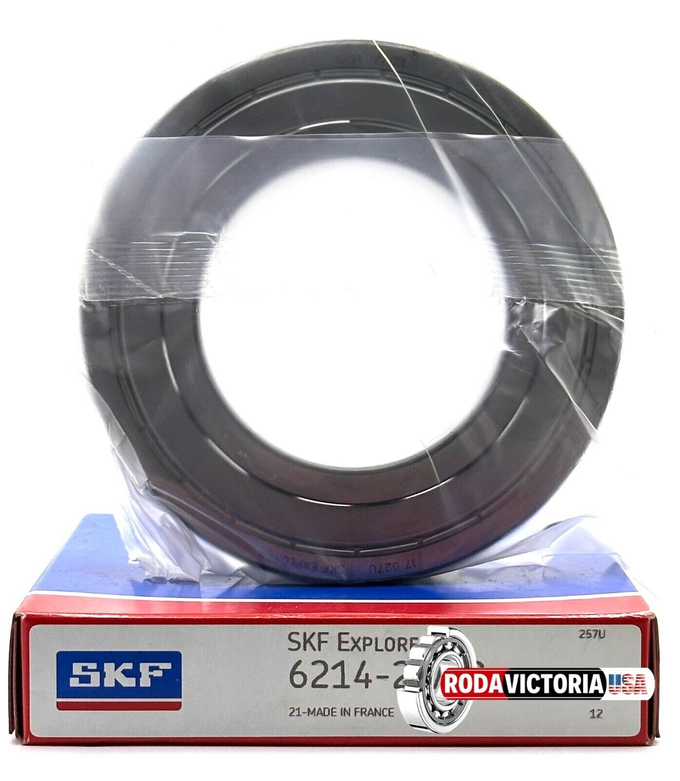 SKF 6214 ZZ DEEP GROOVE BALL BEARING, METAL SHIELDED 70x125x24 mm