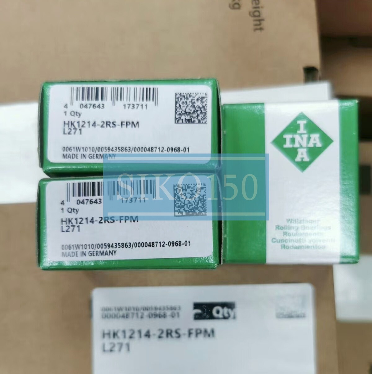 1PC INA HK1214-2RS-FPM-L271 Needle Roller Bearing #SK
