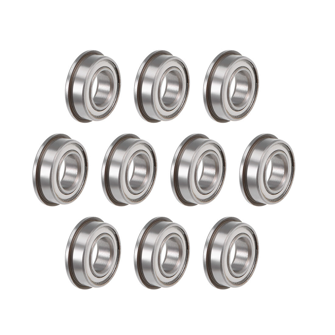 10pcs F688ZZ Flange Deep Groove Ball Bearing 8x16x5mm Shielded Chrome Bearings