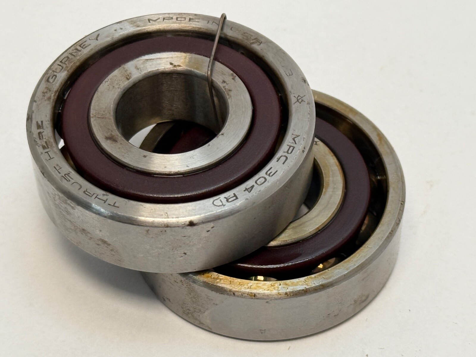 MRC 304RDF Angular Contact Bearing 304-RD-F 7304-C 20x52x15 mm 2 Pcs