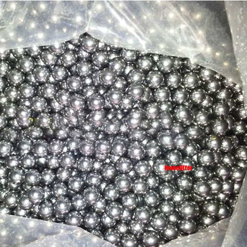 1kg Round Polished Steel Ball Diameter 6.35mm-12mm Smooth Iron Balls Metal Beads