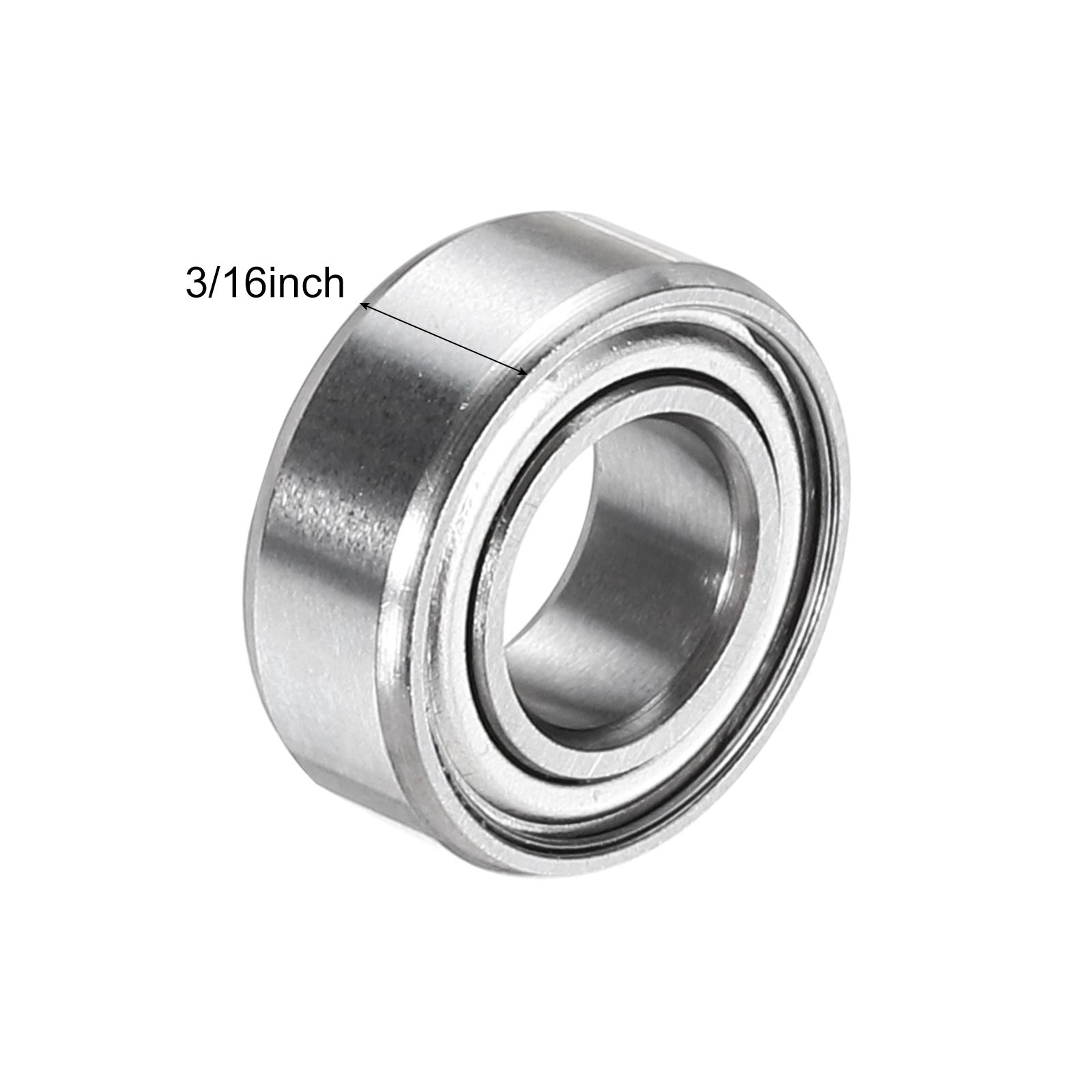 5Set SR188ZZ Stainless Steel Ball Bearing 1/4″x1/2″x3/16″ Shielded Bearings