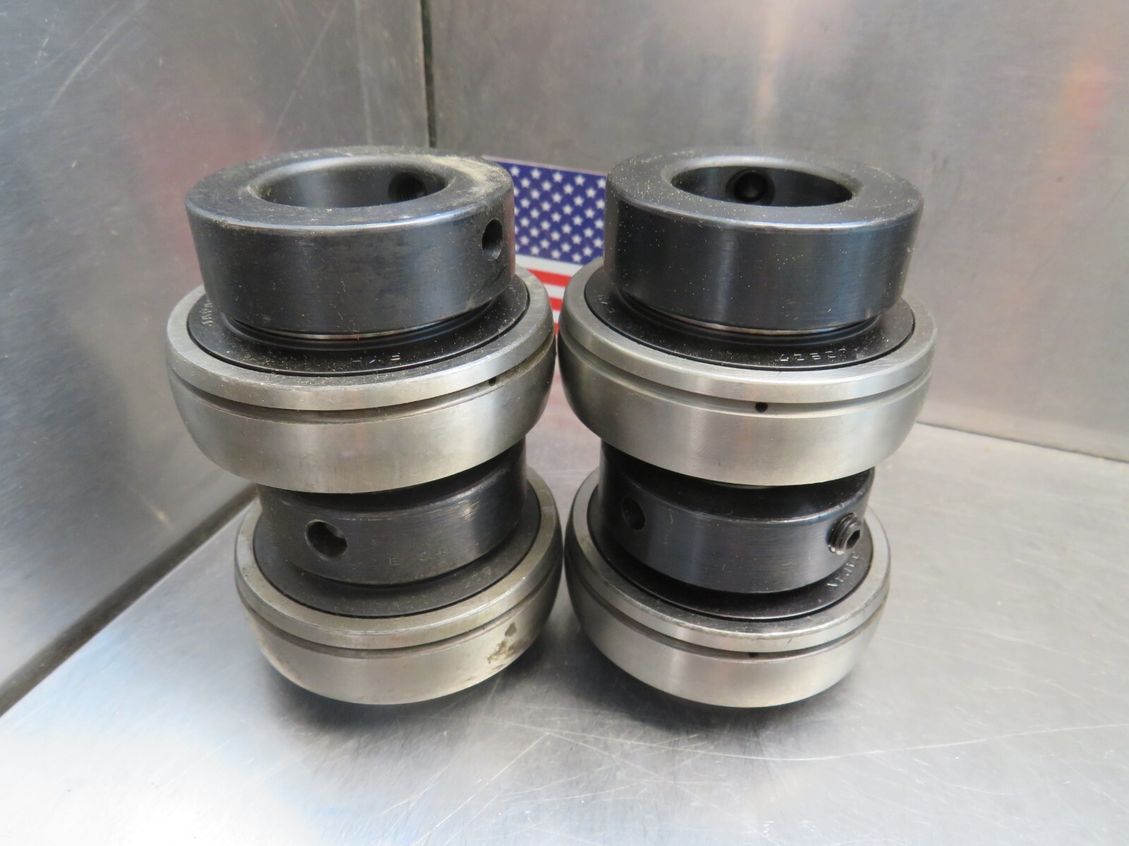 FYH NA207-20 Insert w/ Collars UCS07 1-1/4″ (Lot of 4)