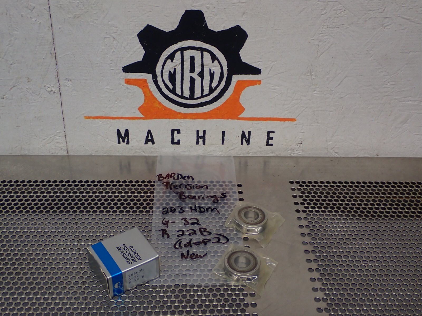 Barden Precision 203HDM Bearings New Old Stock (Lot of 2)
