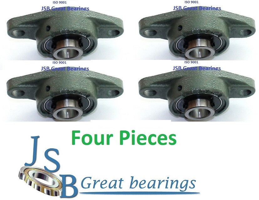 (Qty.4) UCFL207-20 1-1/4 id oval flange pillow block bearing UCFL 207