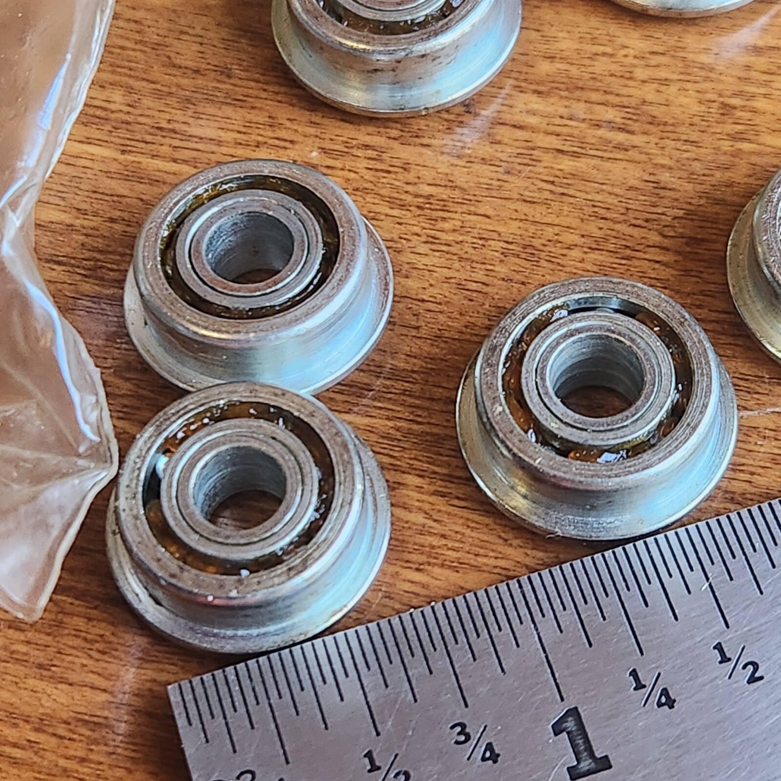 Lot of 9 Kilian F-150 Unground Flanged Bearing 1/4″ id x 11/16″ od x 5/16″ thick