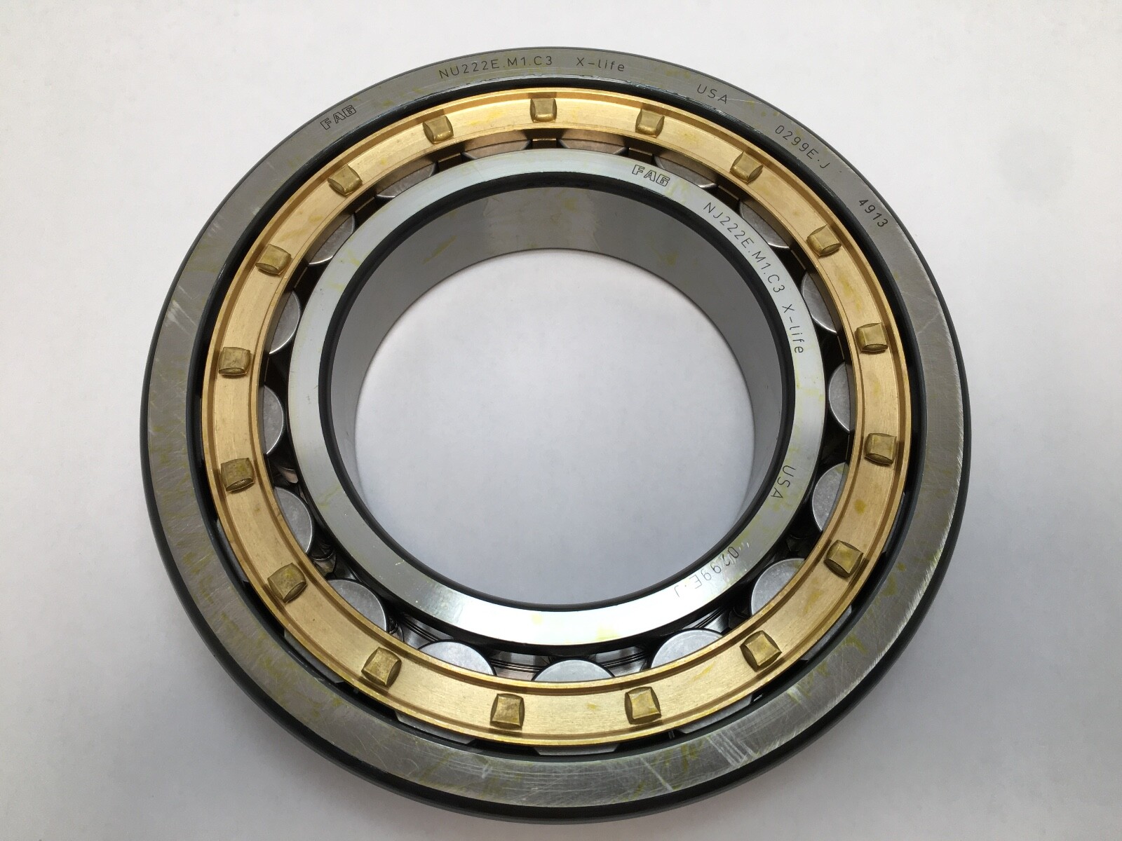FAG NJ222E.M1.C3 Cylindrical Roller Bearing 110x200x38 mm NJ 222 E M1 C3 NJ22