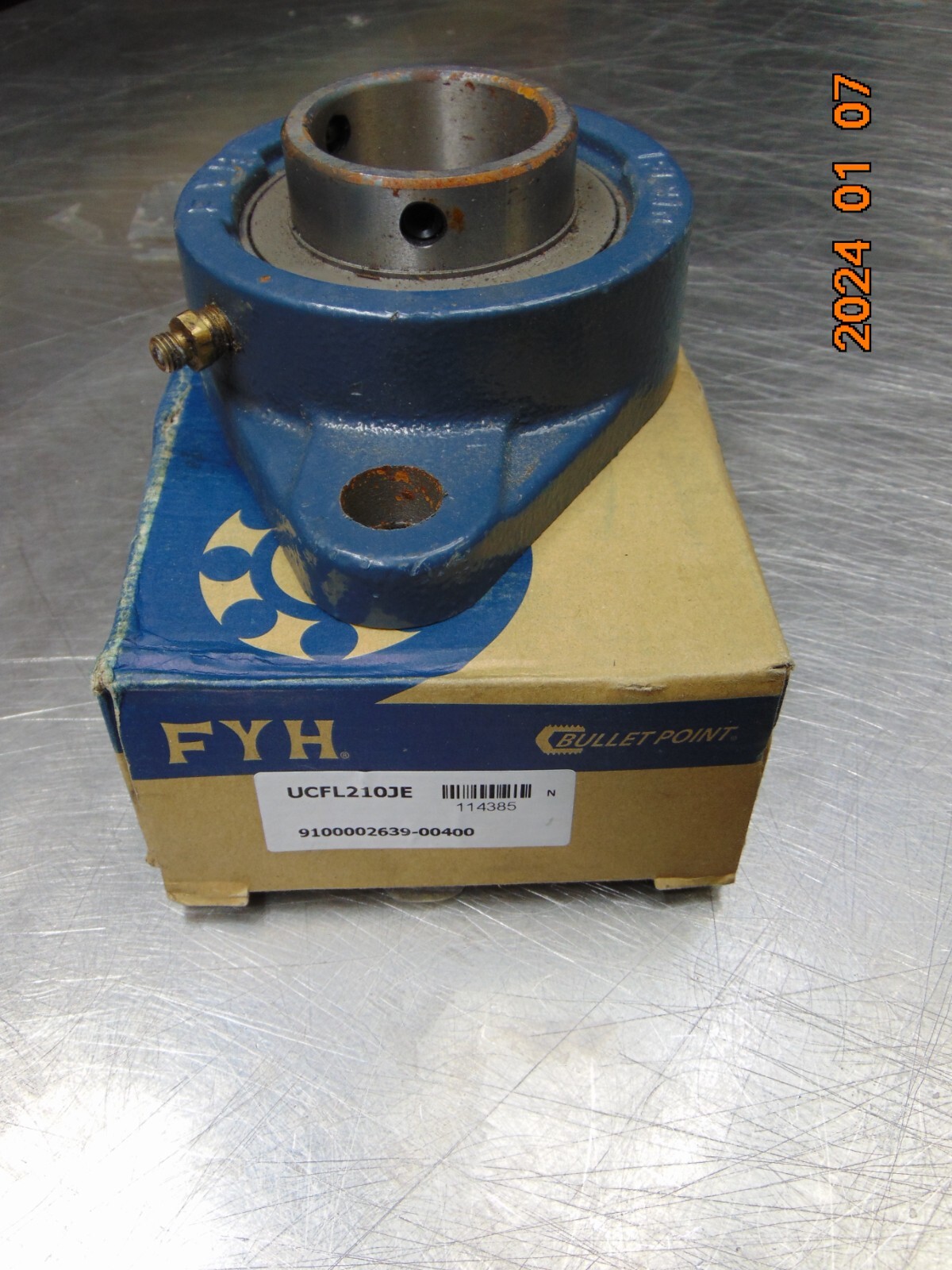 FYH UCFL210JE 2-BOLT FLANGE BEARING