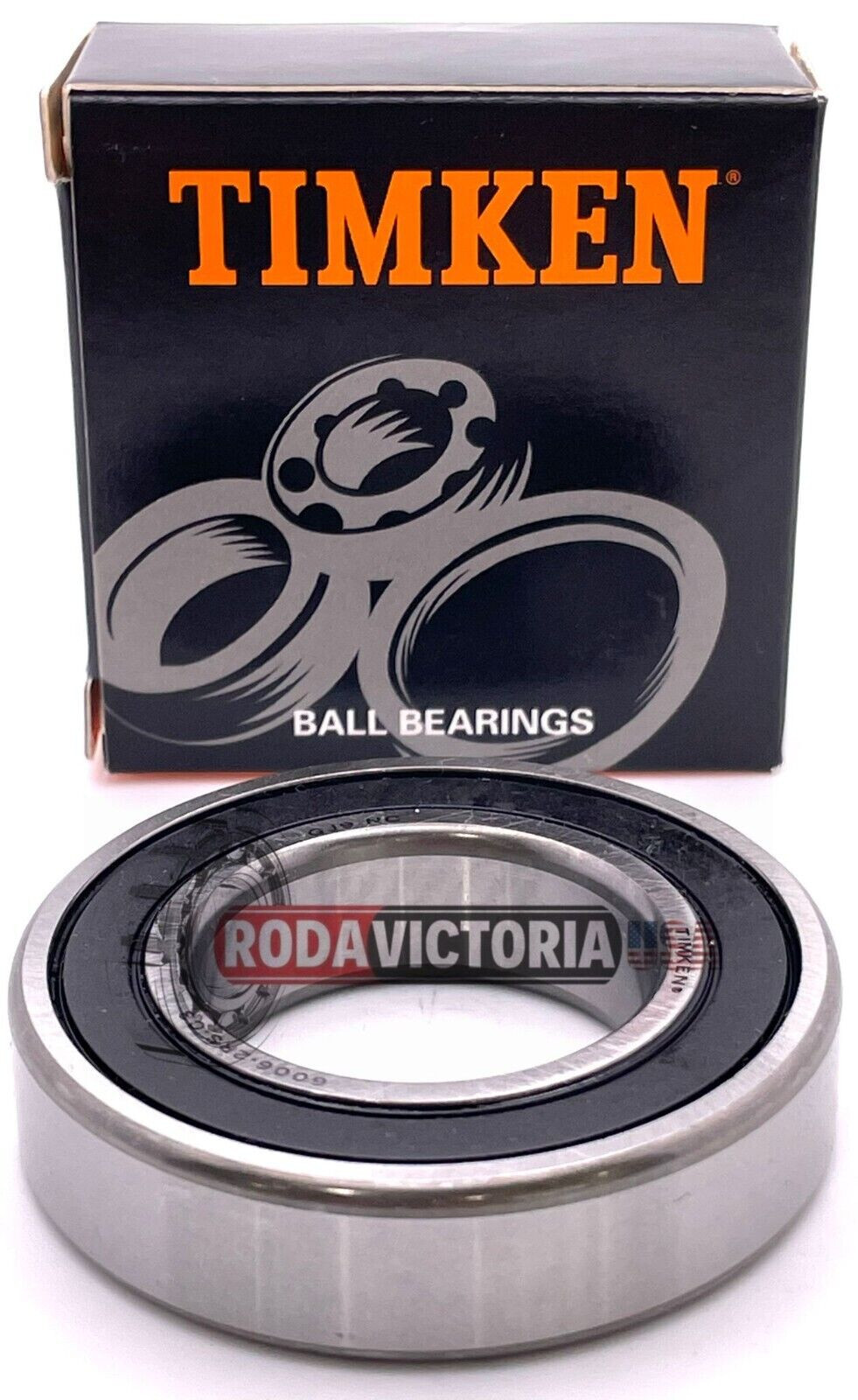 TIMKEN 6006-2RS C3 DOUBLE RUBBER SEAL DEEP GROOVE BALL BEARING 30X55X13mm