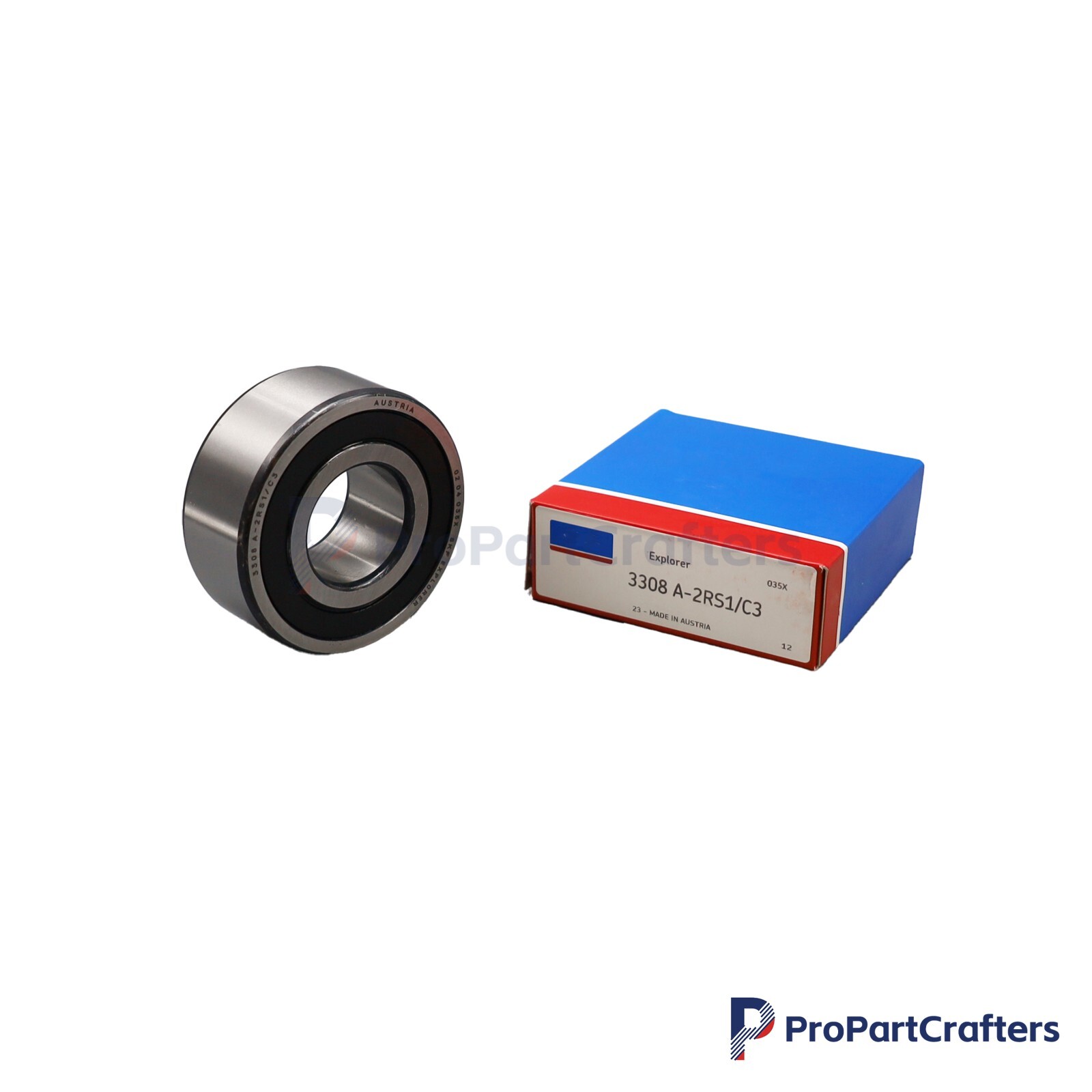 NEW Fits SKF 3308 A 2RS1/C3 Double Row Angular Contact Ball Bearing 40x90x36.5mm
