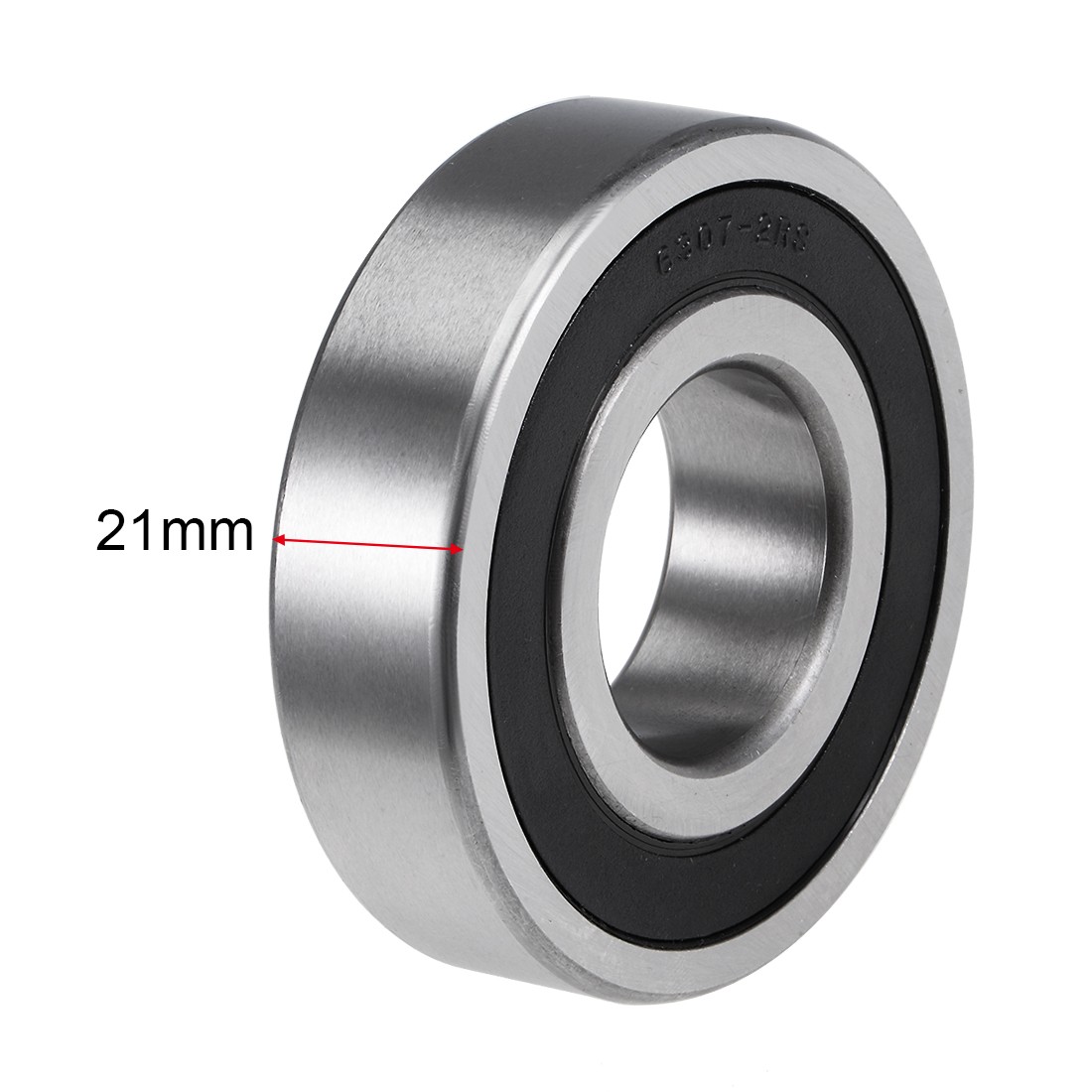 6307-2RS Deep Groove Ball Bearings Z2 Double Shielded Carbon Steel