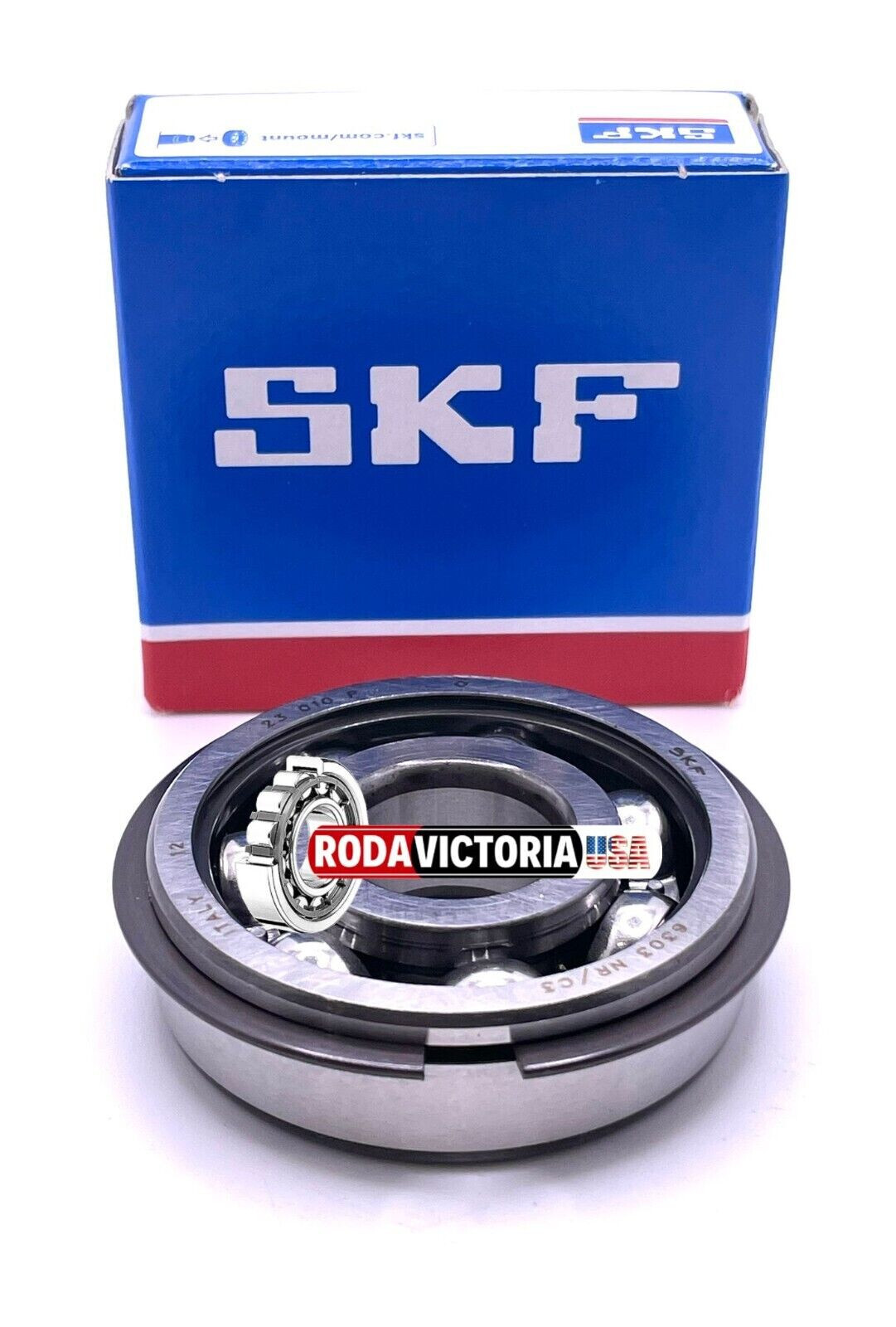 SKF 6303 NR C3 C3 DEEP GROOVE BALL BEARING + SNAP RING 17x47x14 mm