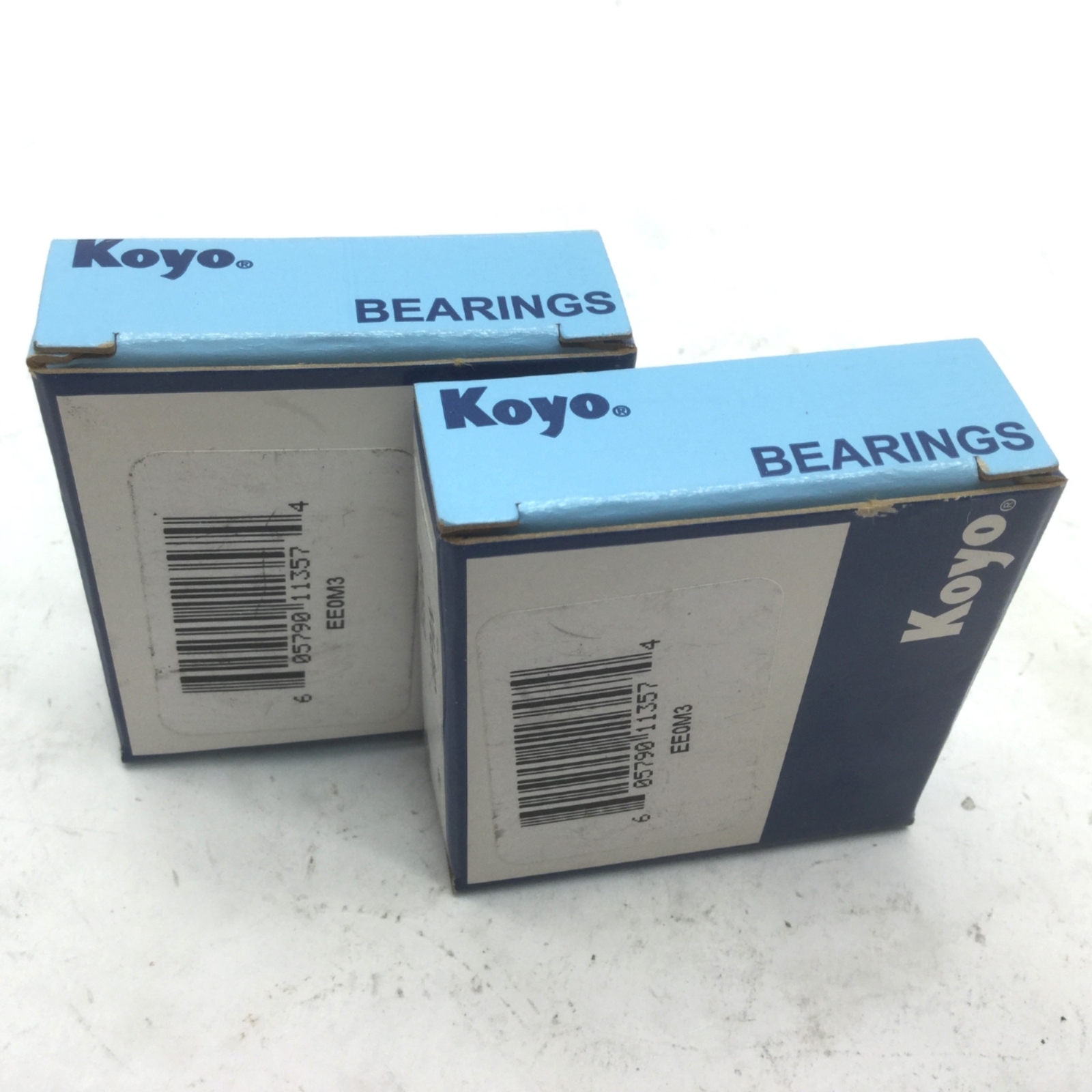 Lot of 2 New Koyo EE0M3 Ball Bearing ID 1/8″ OD 3/8″ W 5/32″