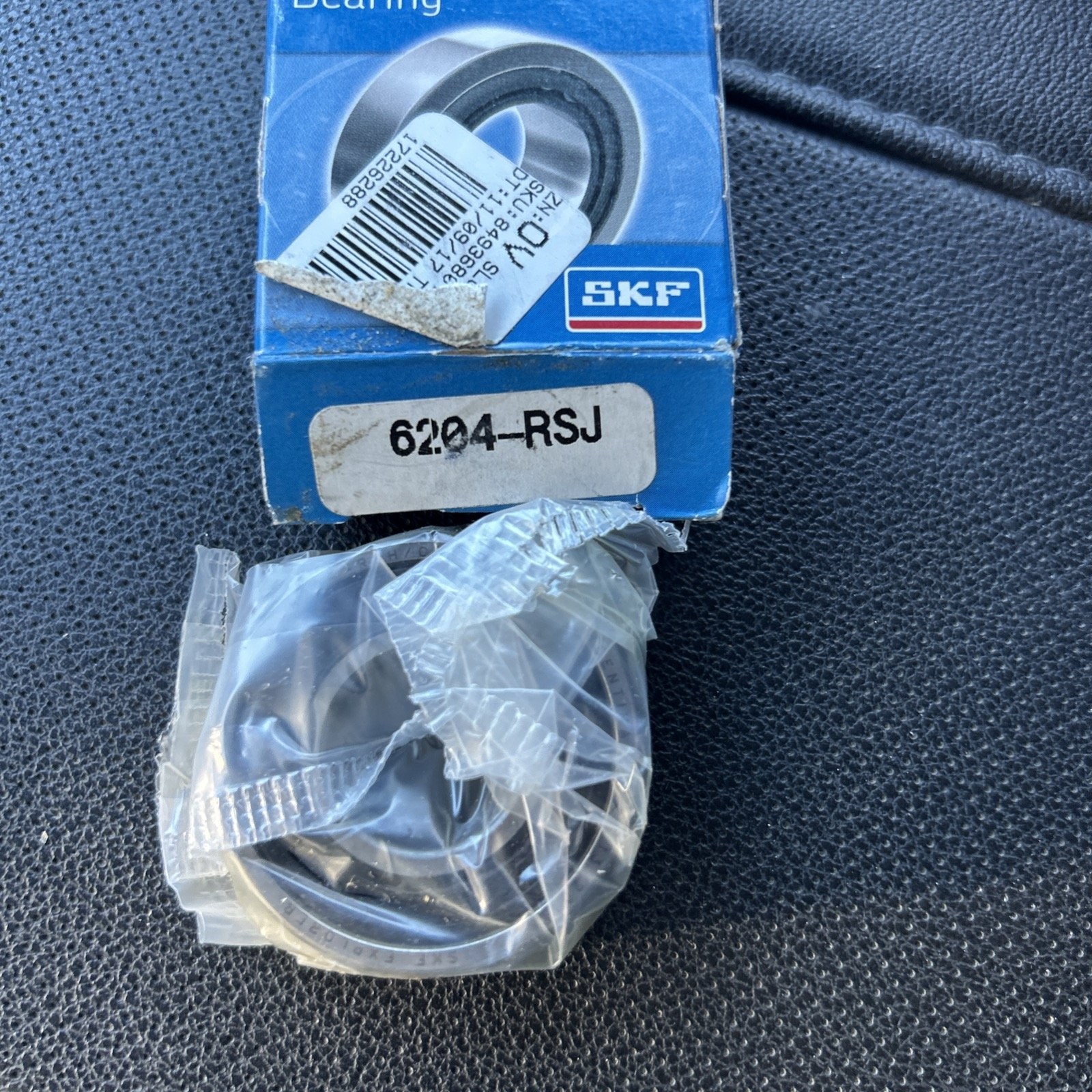 SKF 6204-RSJ Deep Groove Ball Bearing 20x47x14mm Sealed Steel RSJ
