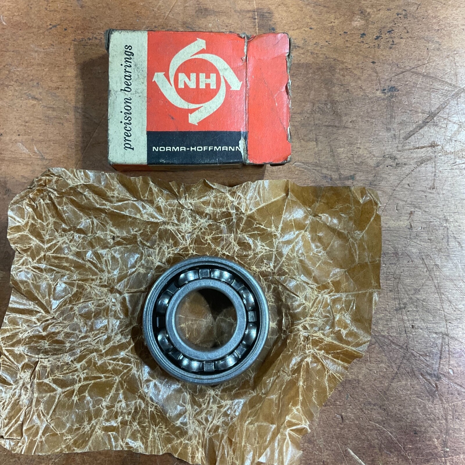 Norma Hoffman MRC 205S Open Radial Ball Bearing 25mm Bore x 52mm OD x 15mm Wide