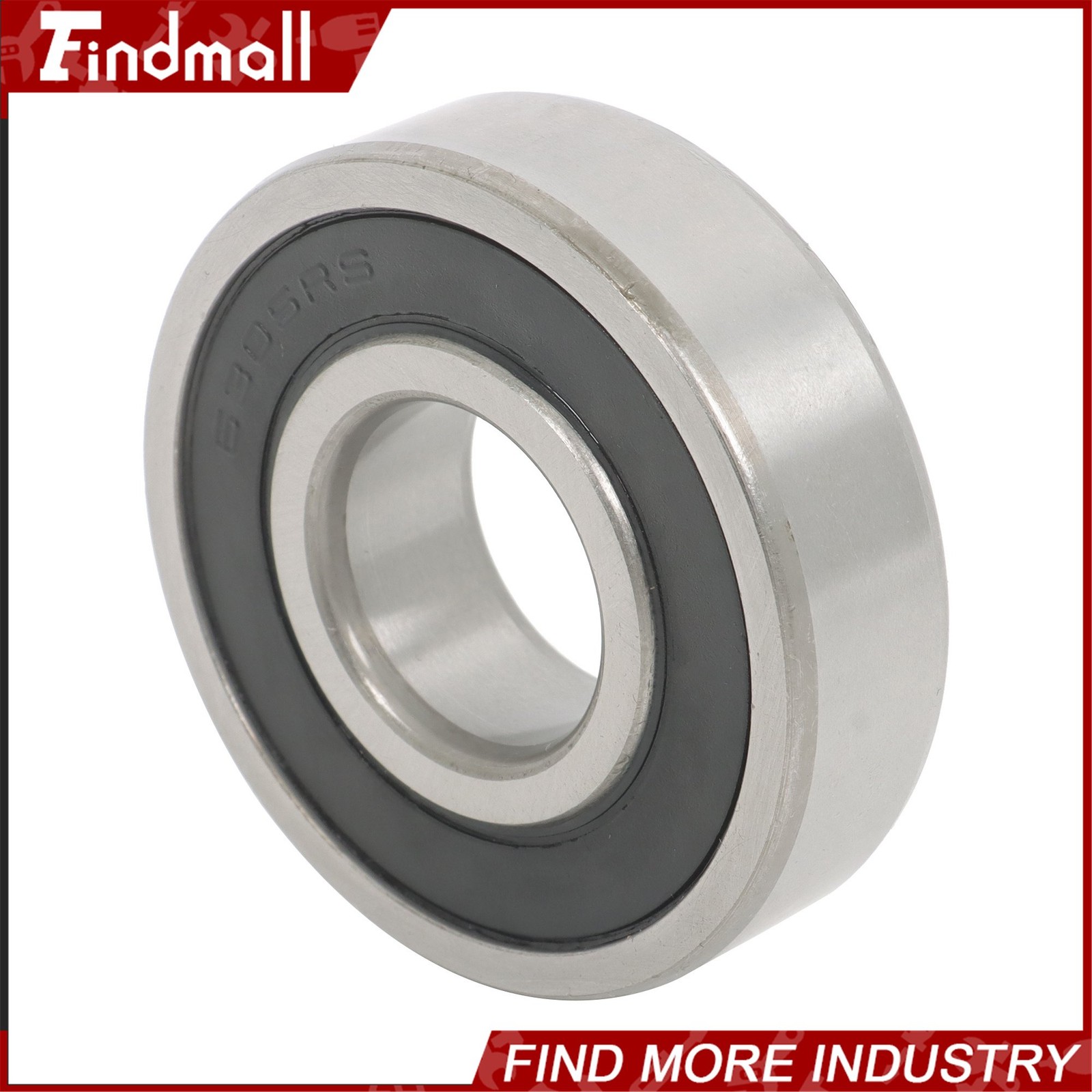 Findmall 6305-2RS C3 Ball Bearing 25x62x17mm 10 Pcs Premium Rubber Sealed