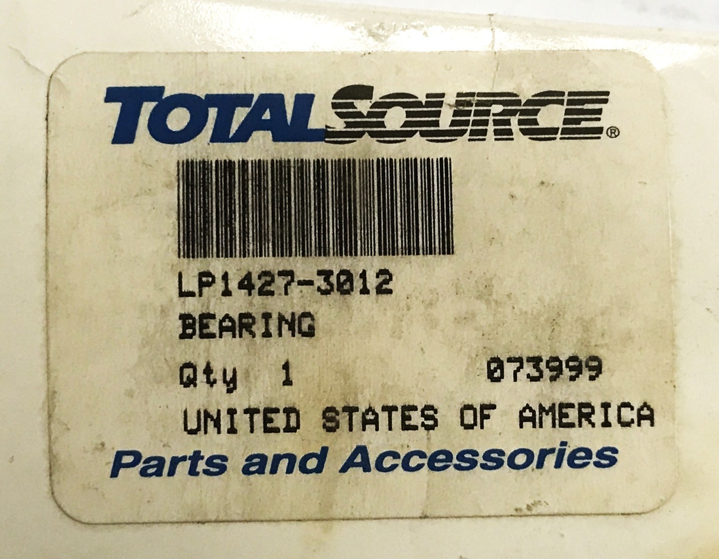 Total Source Forklift Spherical Bearing LP1427-3012 (GWZ38ES) NOS