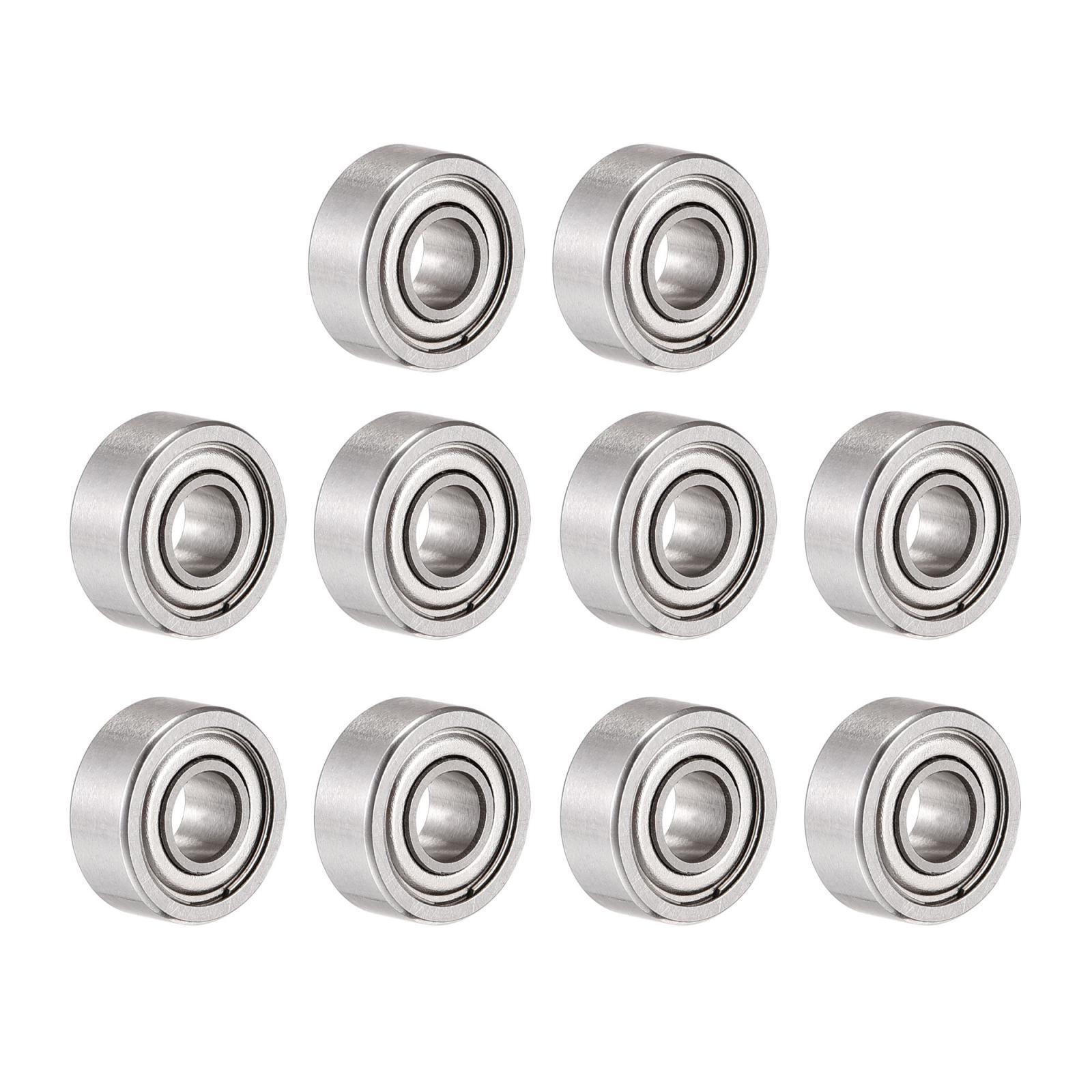 SMR104ZZ Stainless Steel Ball Bearing 4x10x4mm Double Shielded Bearings 10pcs