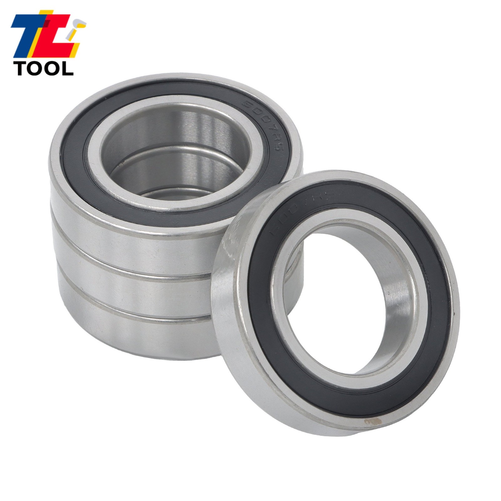 Industrial 6007-2RS Bearings 10pcs 35x62x14mm Double Sealed