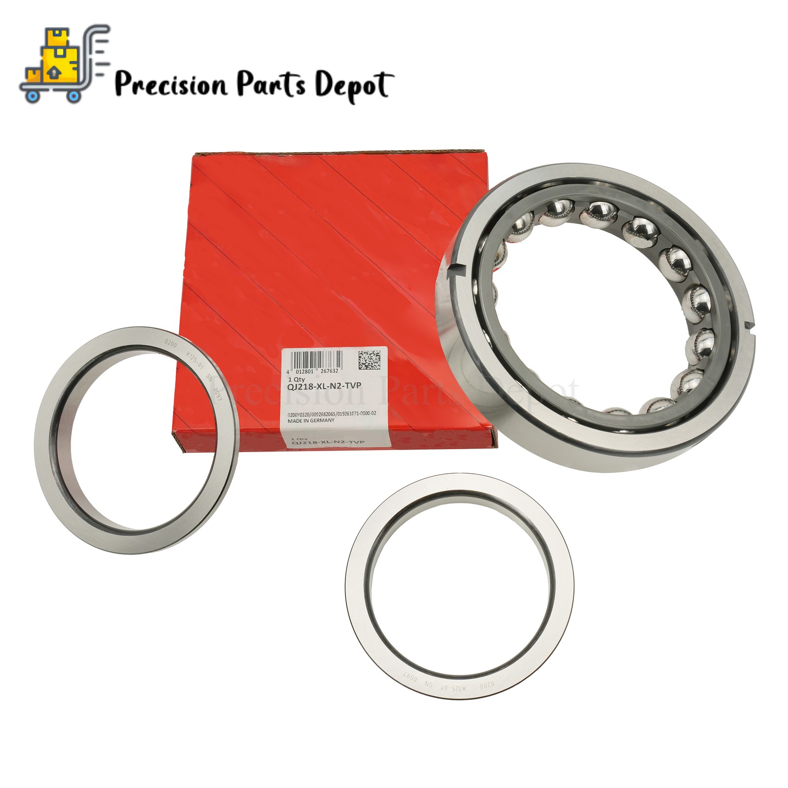 NEW Four Point Contact Bearing For FAG QJ218 XL N2 TVP 90x160x30 mm US