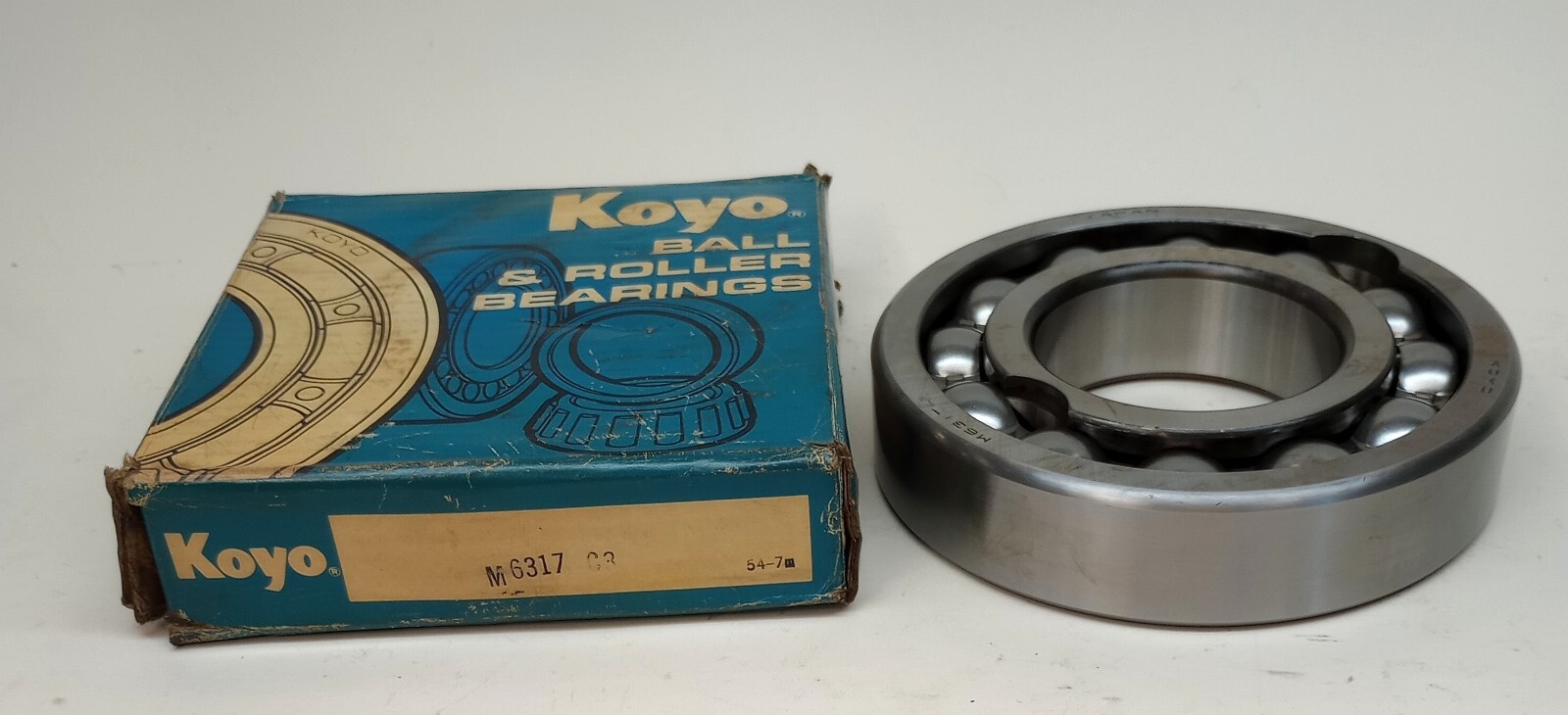 Koyo M6317 C3 Ball Bearing Deep Groove 85mm ID X 180mm OD X 41mm W
