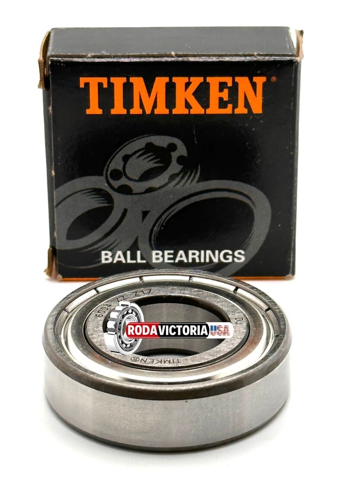 TIMKEN USA 6004 ZZ DEEP GROOVE BALL BEARING, METAL SHIELDED 20x42x12mm