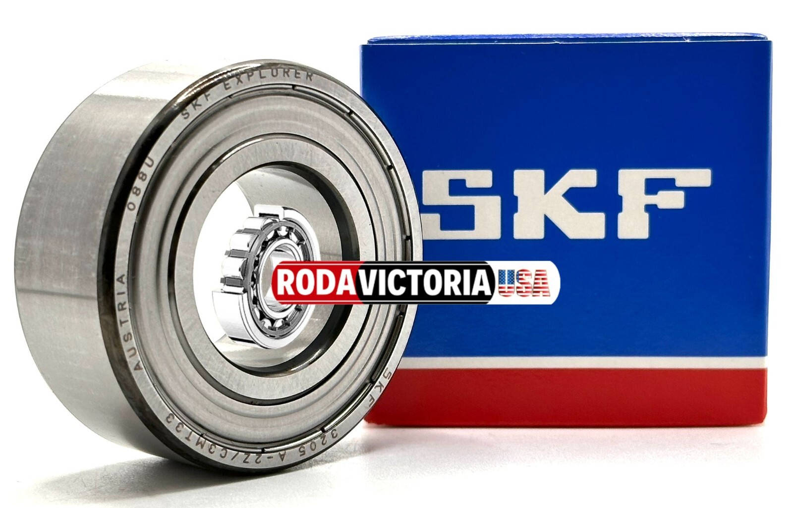 SKF 3205 A ZZ/C3 MT33 ANGULAR CONTACT BEARING, METAL SHIELDED 25x52x20.6mm 5205