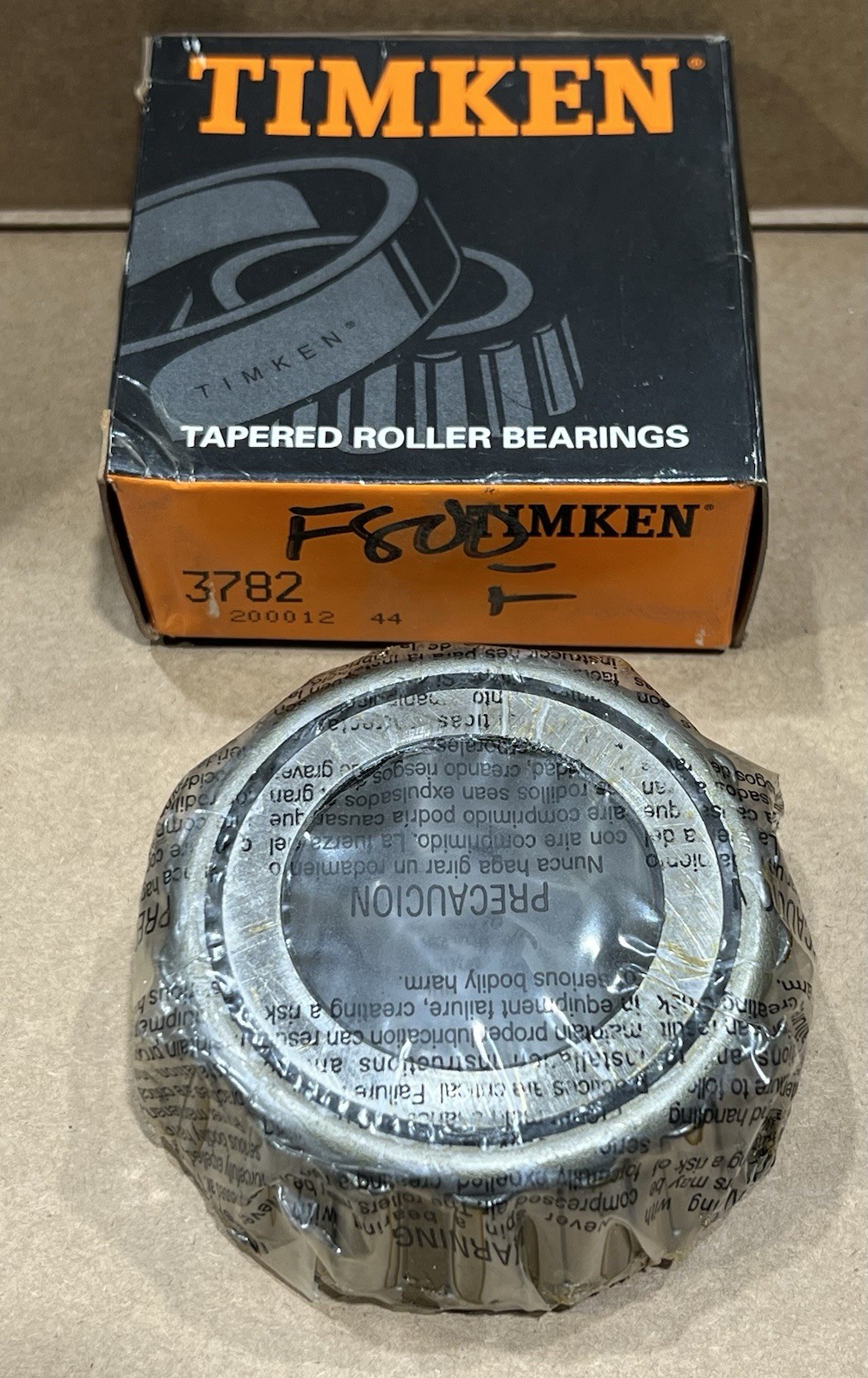 Genuine Timken 3782 Tapered Roller Bearing Cone 1-3/4″ ID New