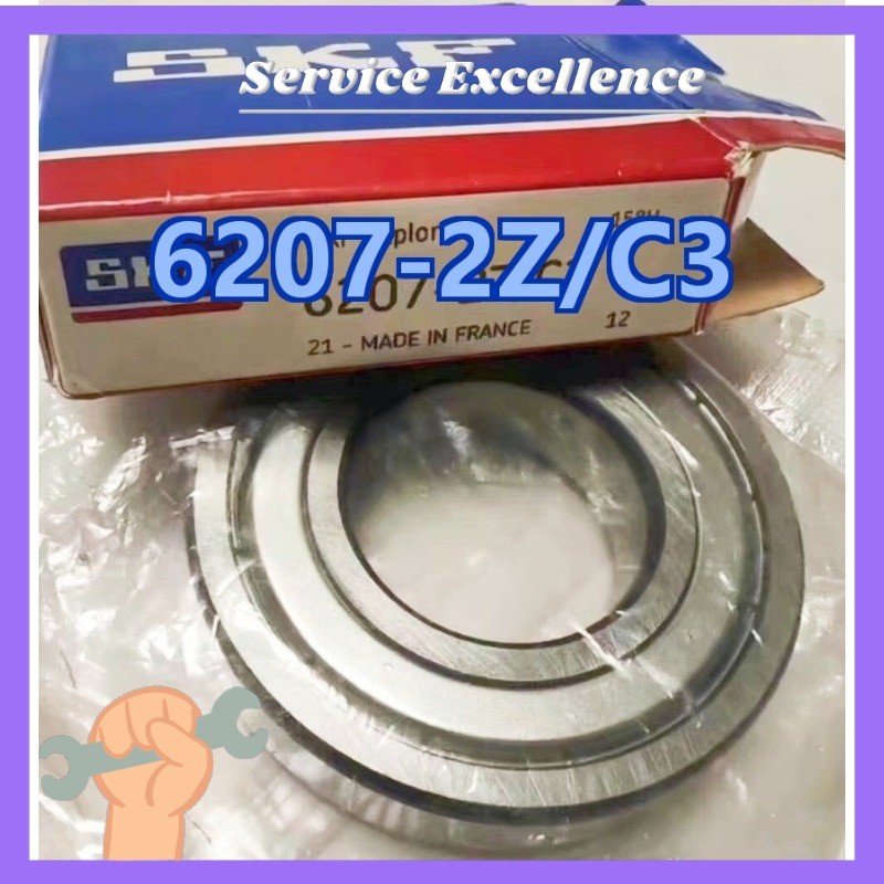 6207 2Z C3 1X NEW SKF 6207-2Z/C3 Deep Groove Ball Bearing Fast Shipment