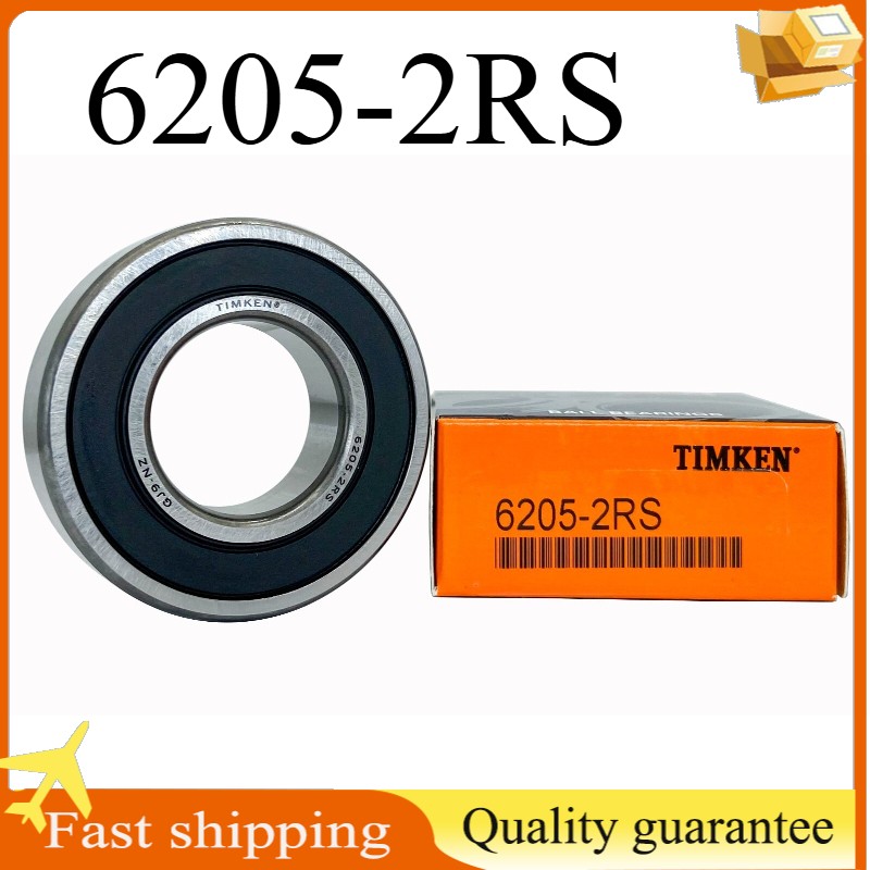 50 PACK TIMKEN 6205-2RS 25X52X15MM Double Rubber Seal Bearings USA Brand NEW