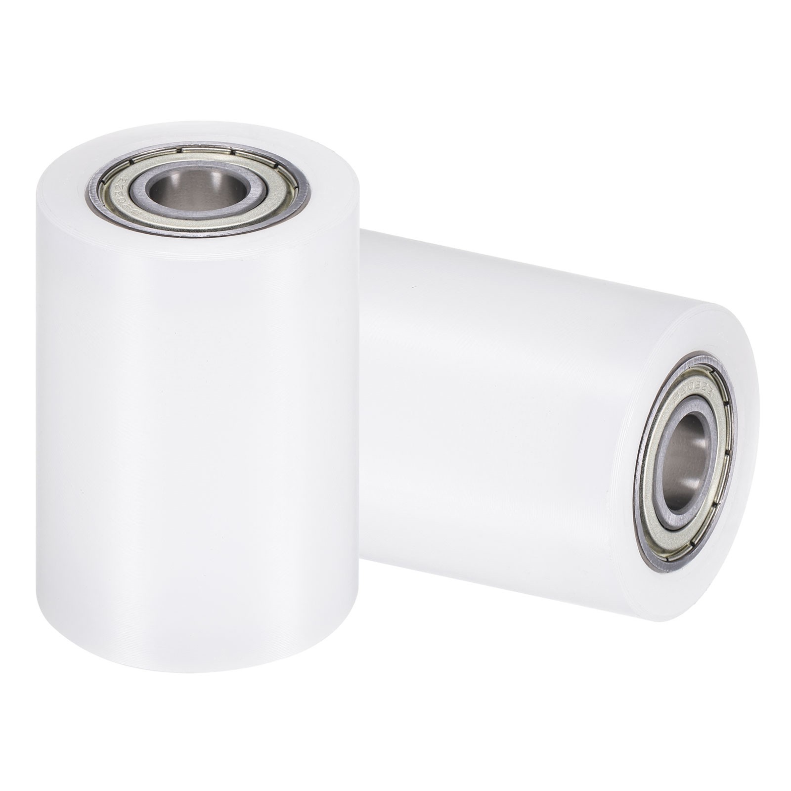 2Pcs Nylon Roller Wheel with Bearings, 19/32″x2″x2-3/4″ Nylon Pulley
